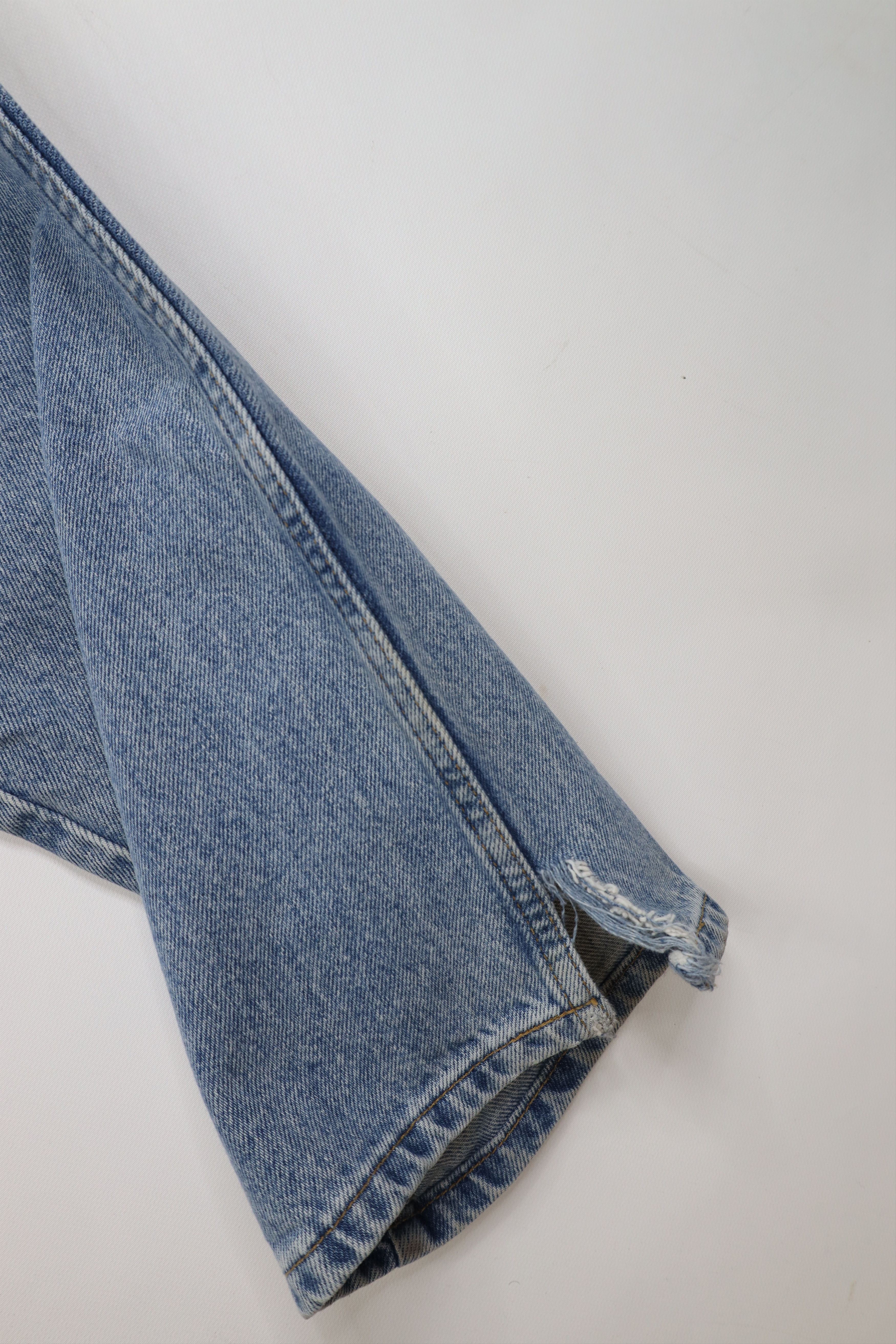 Tommy Hilfiger × Vintage Vintage 90s Tommy Hilfiger Spell Out Baggy Fit Denim Jeans Size US 32 / EU 48 - 6 Thumbnail