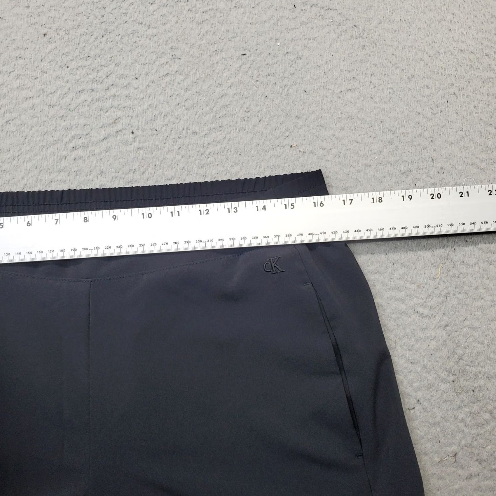 Calvin Klein Calvin Klein Jogger Pants Womens M Black Embroidered Logo Stretch Elastic Waist Size 32" / US 10 / IT 46 - 6 Thumbnail