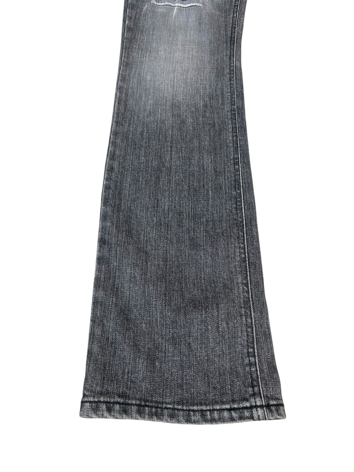 Beams Plus Beams X Vaporize Distressed Stretch Denim Flare Jeans Size US 32 / EU 48 - 10 Thumbnail