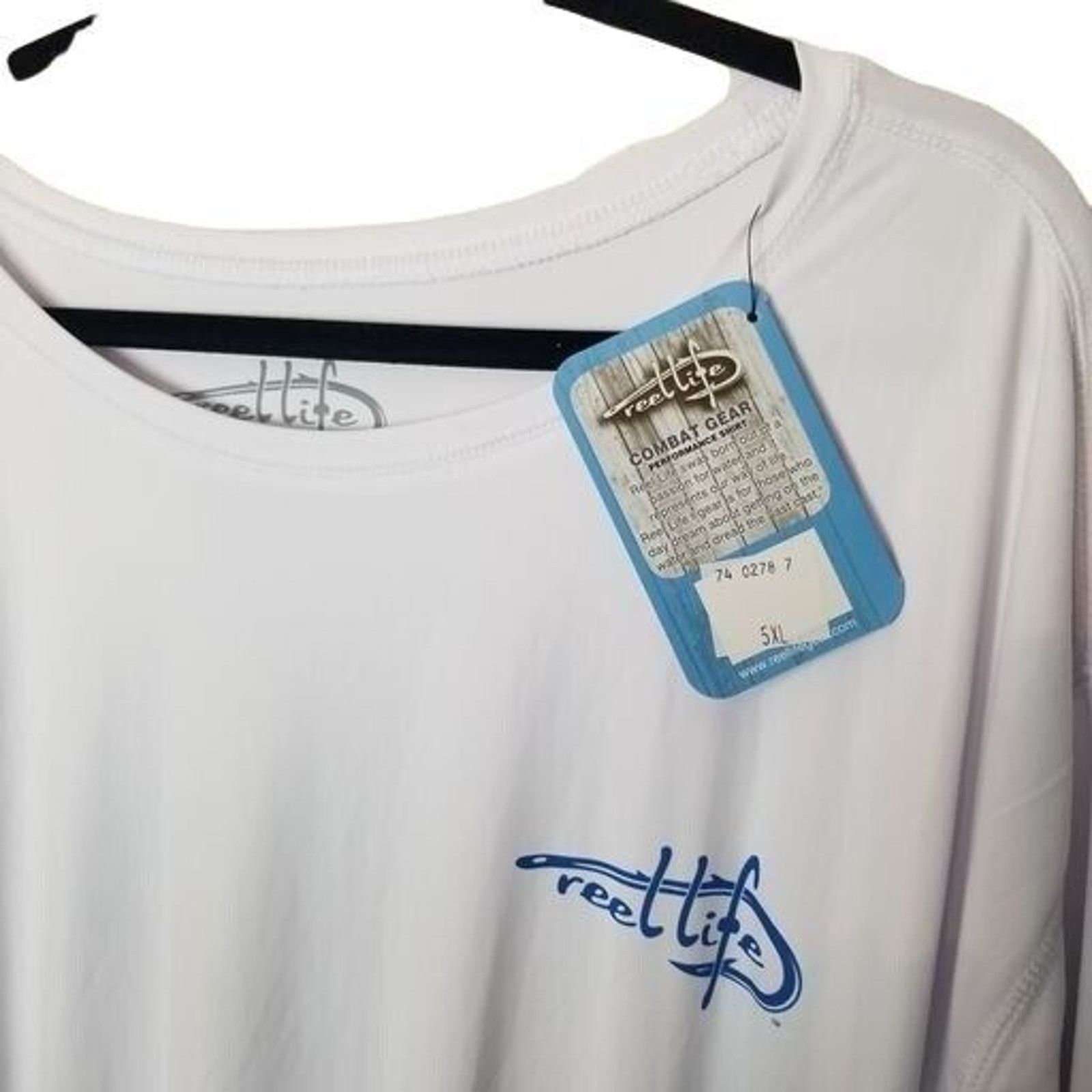 Reel Legends Reel Life Mens Combat Gear Performance Fishing Shirt Size 5X Size US XXL / EU 58 / 5 - 4 Thumbnail