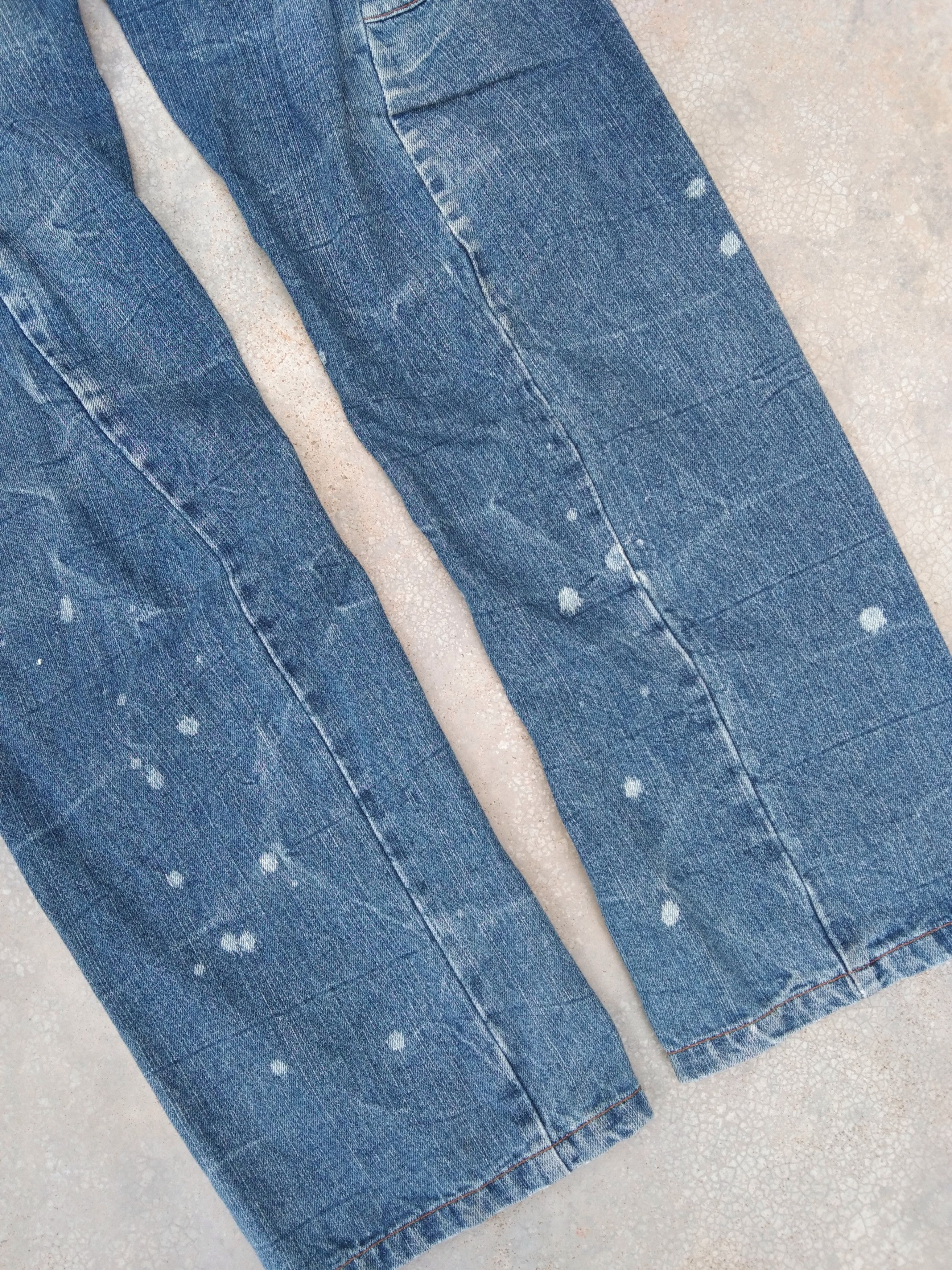 Japanese Brand Vintage Japanese Double Waist Engineered Jeans 32x34 Size US 32 / EU 48 - 3 Thumbnail