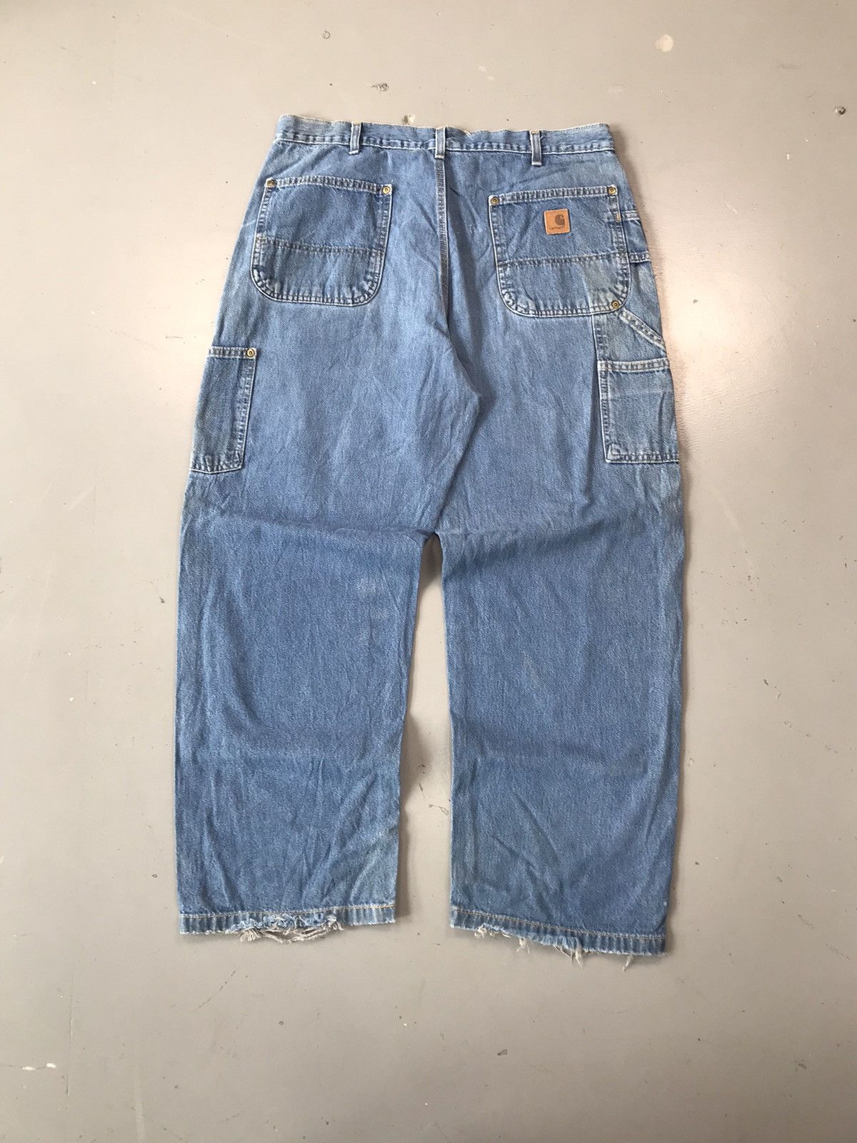 Carhartt × Vintage Vintage Carhartt B273 DST double knee carpenter denim Size US 36 / EU 52 - 7 Thumbnail