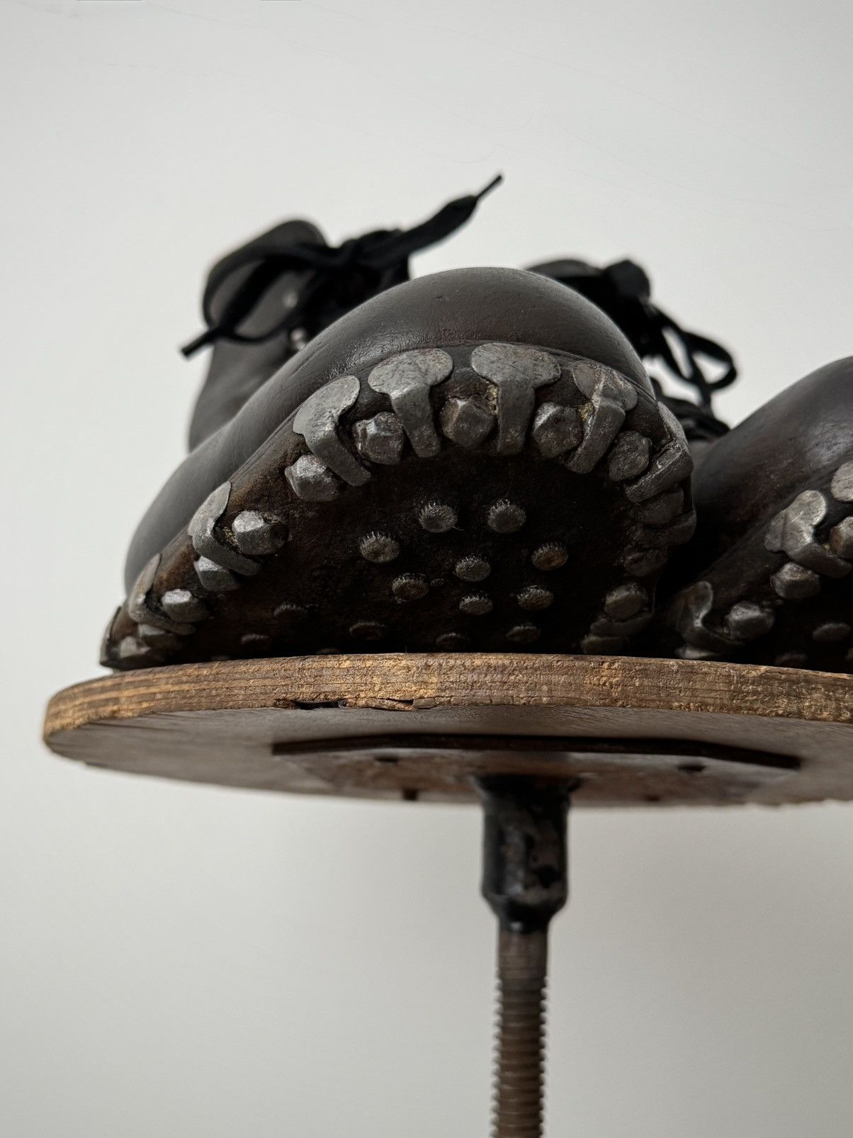 Vintage Vintage 1948 Dated Swiss Army 'Hobnail' Mountain Boots Size US 7.5 / EU 40-41 - 6 Thumbnail
