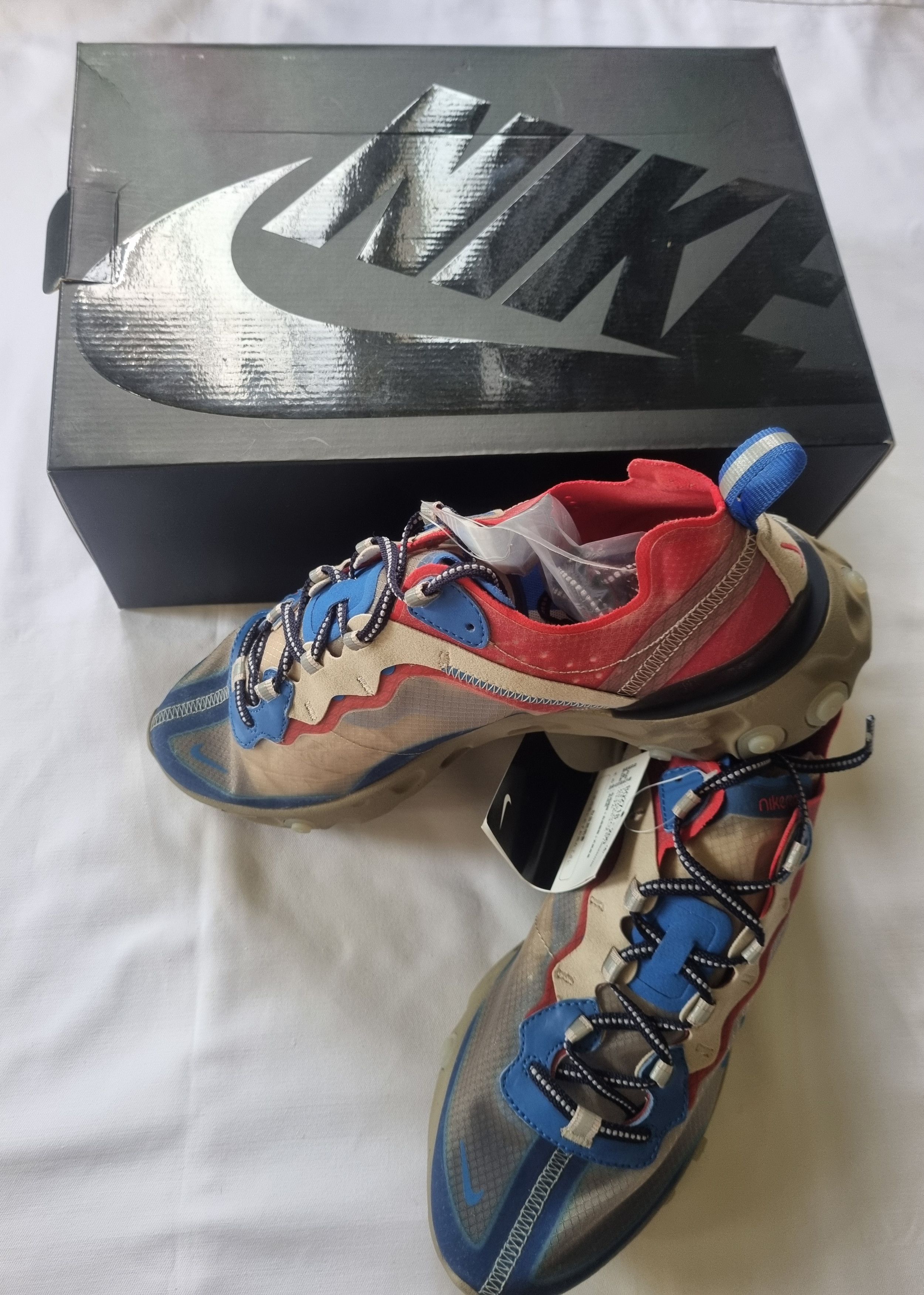 Nike × Undercover Nike React Element 87 X Undercover Light Beige Size US 10 / EU 43 - 2 Thumbnail