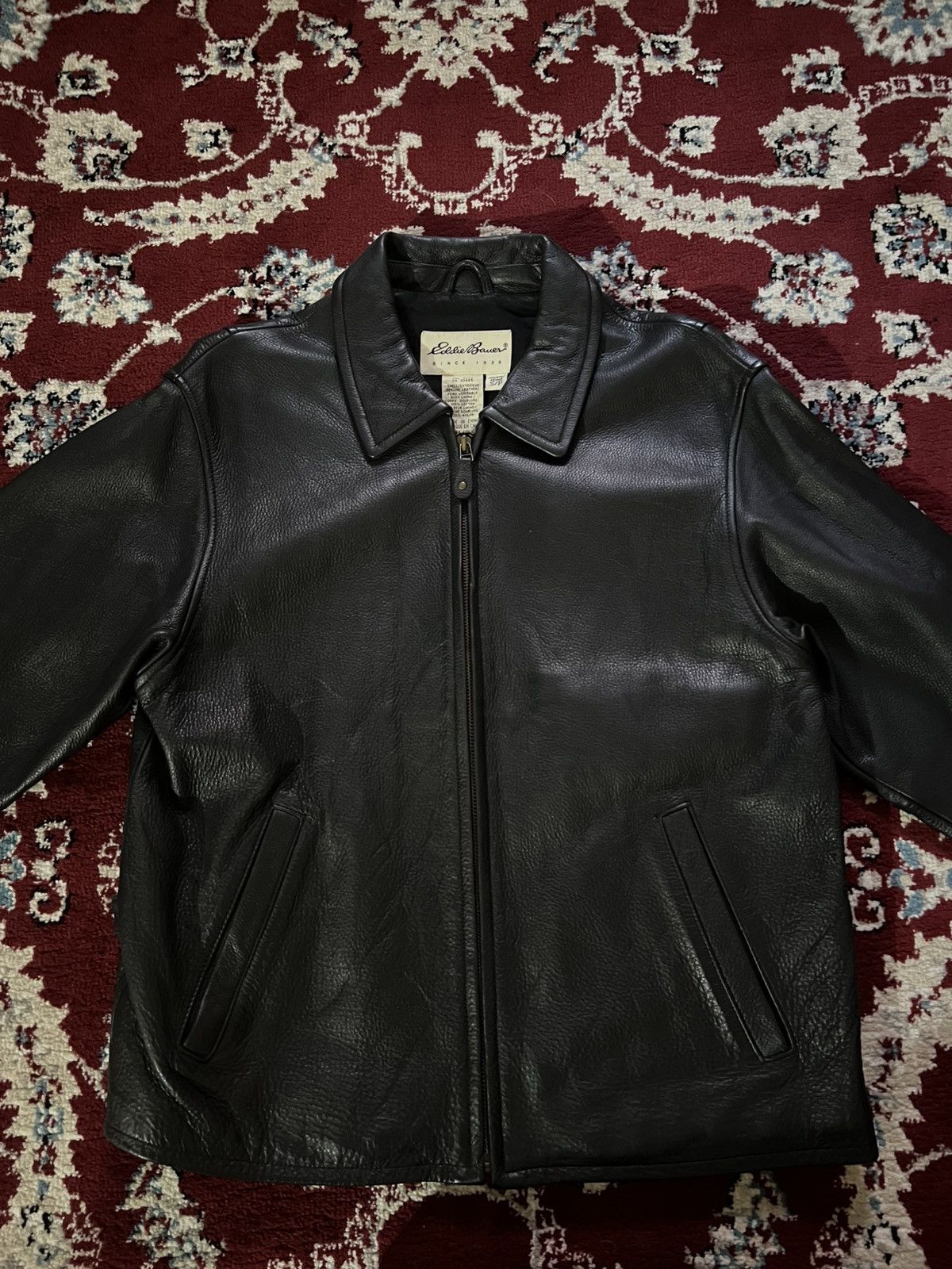 Eddie Bauer Eddie Bauer Vintage Leather Jacket Size S / US 4 / IT 40 - 2 Thumbnail