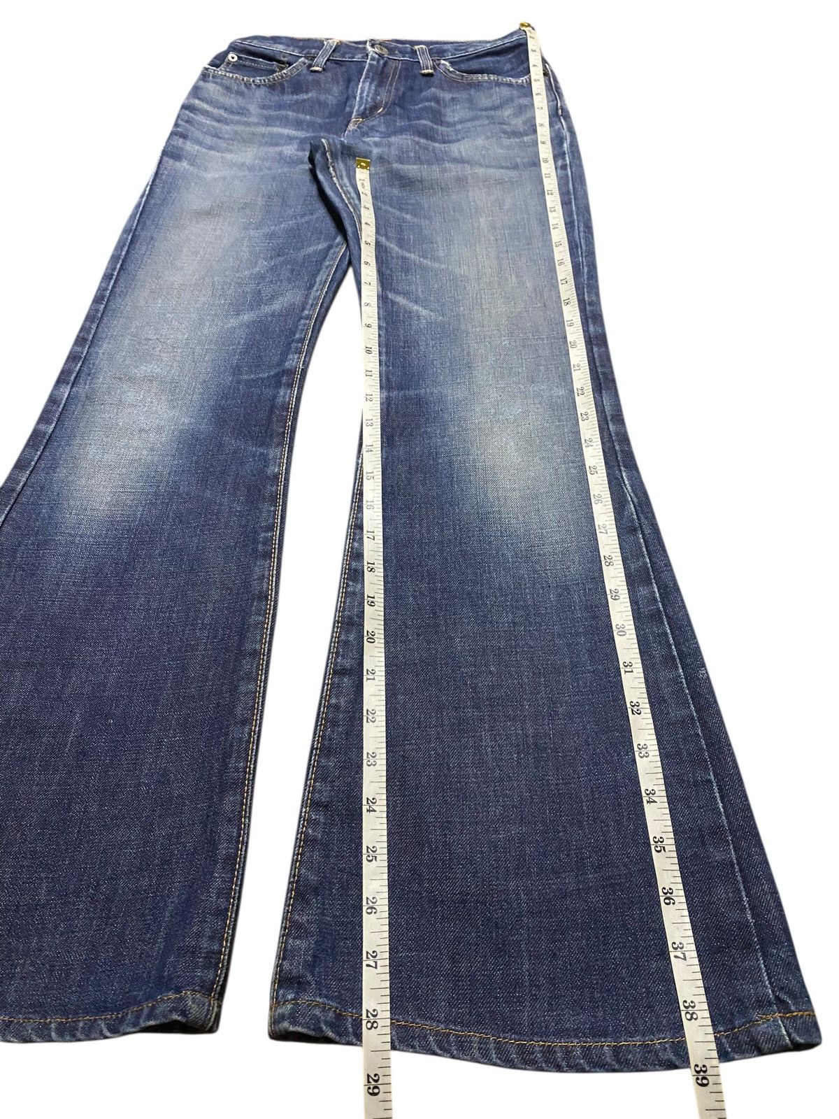 Edwin Vintage Japanese Brand Edwin Jeans Flare Bell Bottom Size 26" / US 2 / IT 38 - 11 Thumbnail