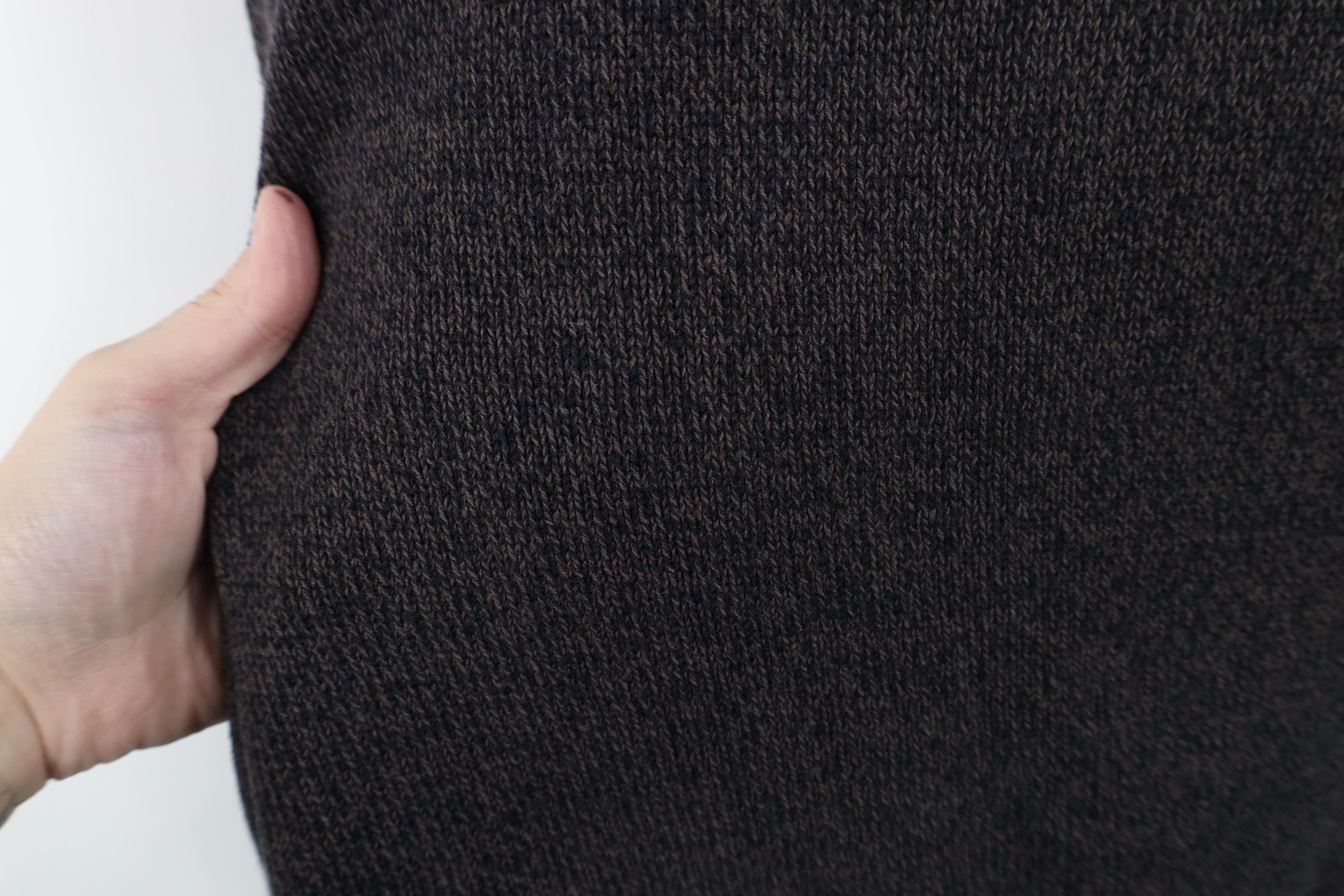 Vintage Vintage 90s Streetwear Hand Framed Knit Crewneck Sweater Size US XXL / EU 58 / 5 - 4 Thumbnail