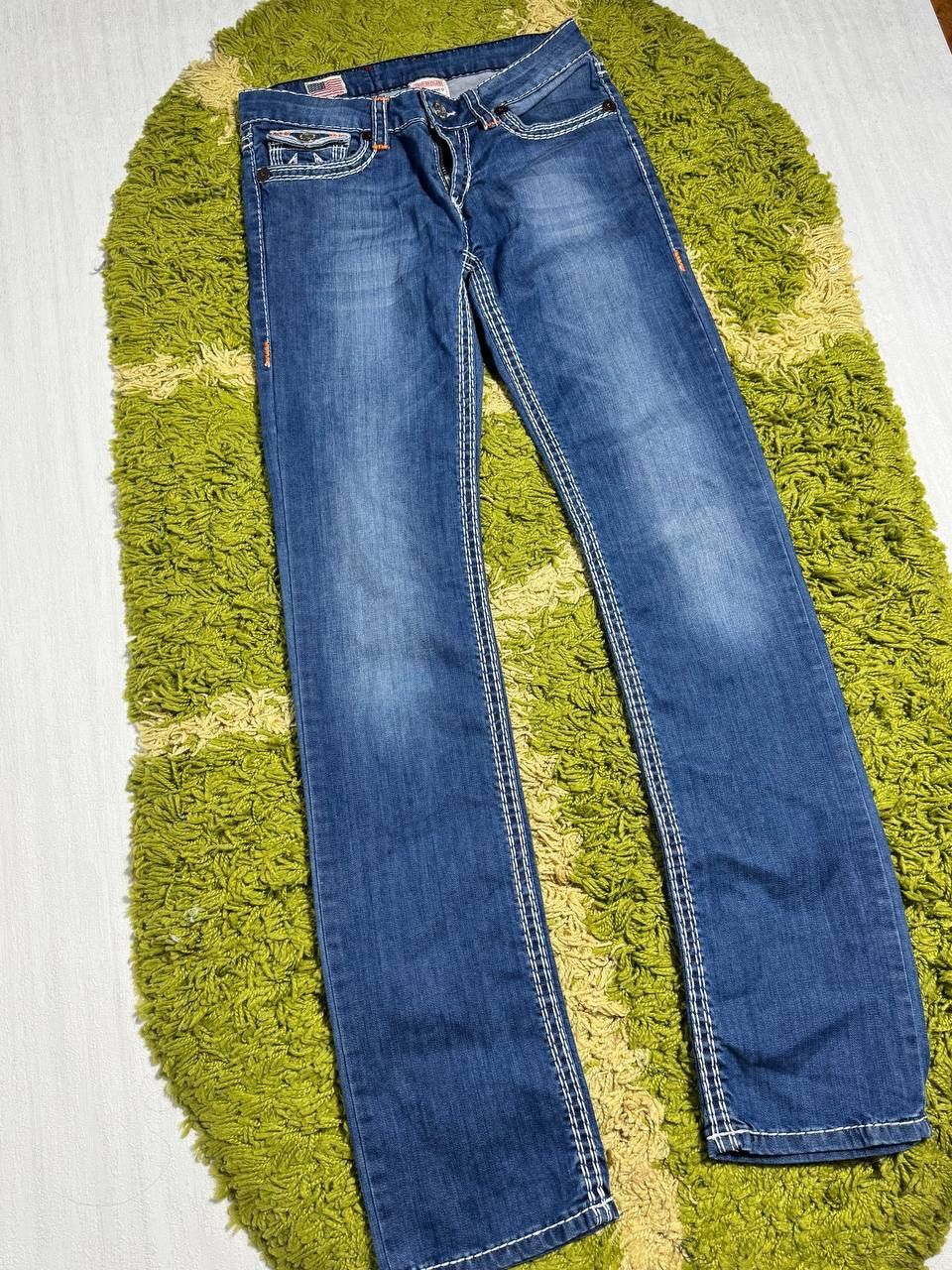 True Religion True Religion Womens Straight Leg Jeans Size 28x34 Size 28" / US 6 / IT 42 - 5 Thumbnail