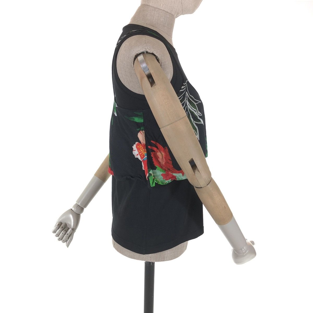 Iris von Arnim × Margaret Howell CLAUDIE PIERLOT Paris Tikisha Floral Print Sleeveless Top T-Shirt Blouse Size S / US 4 / IT 40 - 10 Thumbnail