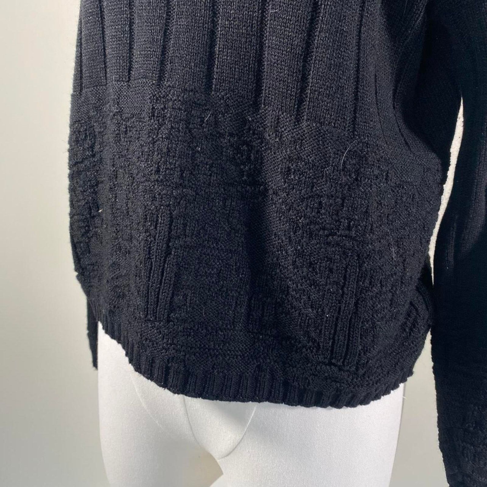 Other Vintage 90s black sweater Size M / US 6-8 / IT 42-44 - 3 Thumbnail