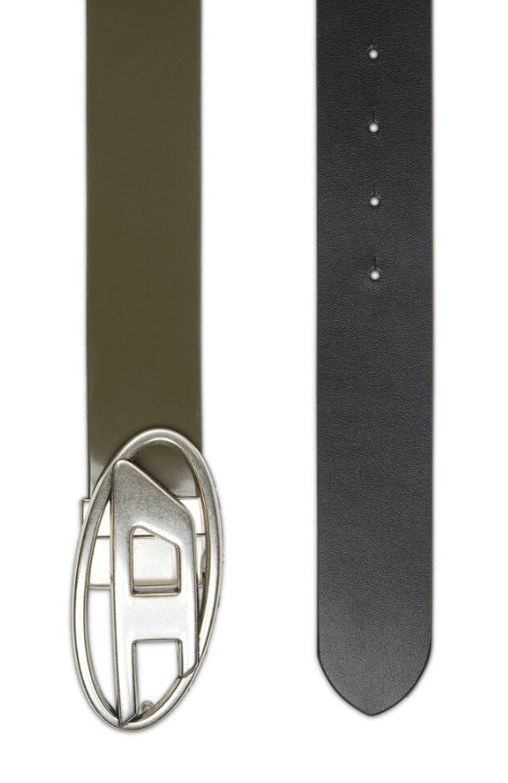 Diesel DIESEL B-1DR REV II REVERSIBLE BELT IN POLIS.MATT LEATH.-105 Size ONE SIZE - 4 Thumbnail