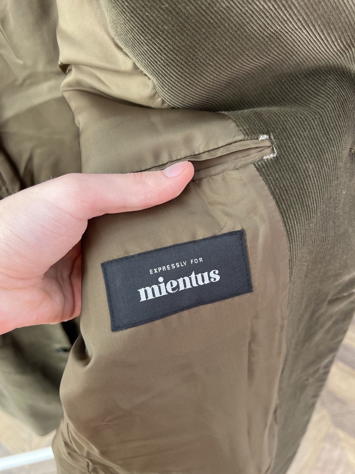 Ermenegildo Zegna Vintage Ermenegildo Zegna Fabric x Mientus Corduroy Blazer Size 54R - 12 Thumbnail
