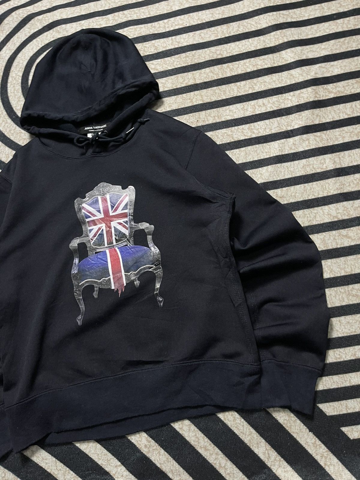 Junya Watanabe SS 2017 JUNYA WATANABE UNION JACK CHAIR PRINTED HOODIE RARE Size M / US 6-8 / IT 42-44 - 4 Thumbnail
