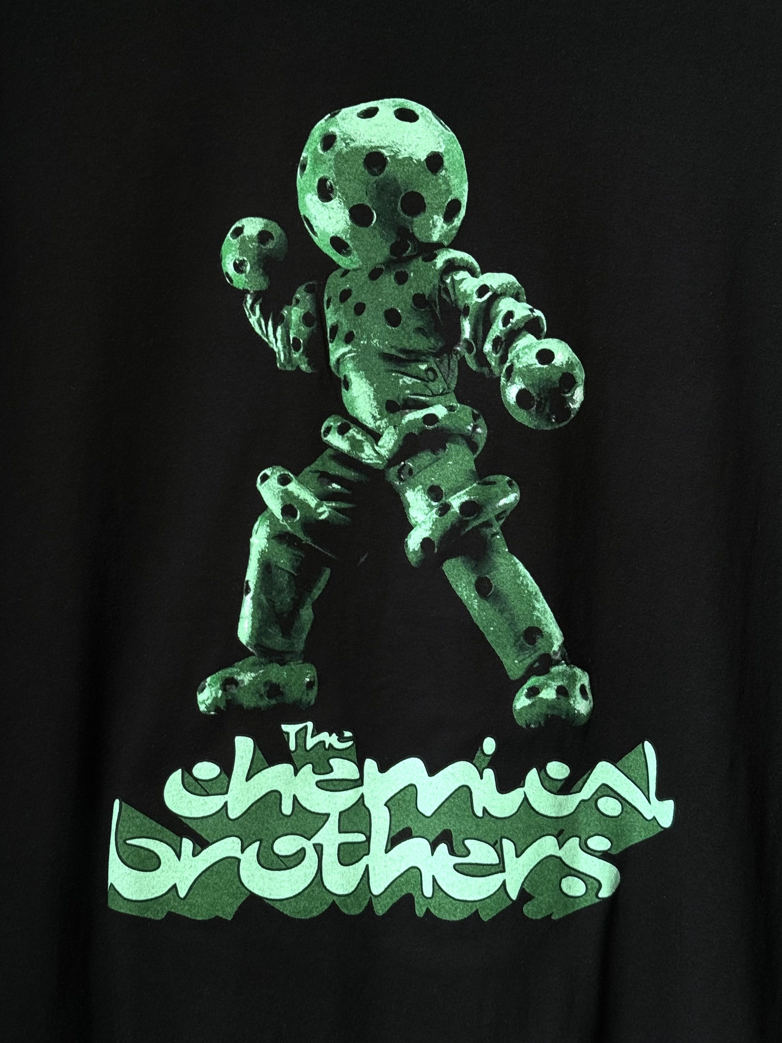 Vintage The Chemical Brothers Robot Official Merch T-shirt Size US L / EU 52-54 / 3 - 2 Thumbnail