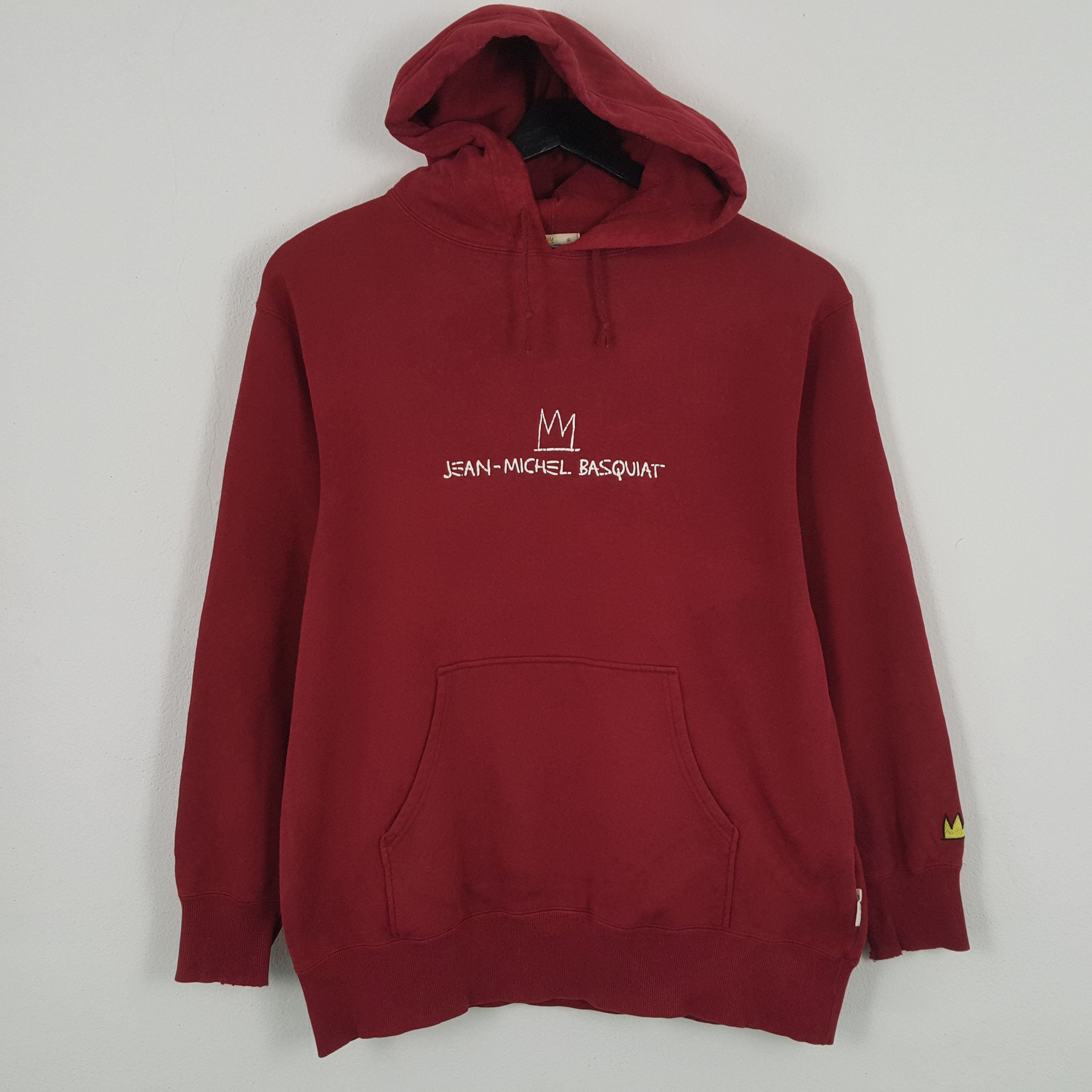 Jean-Michel Basquiat × Vintage JEAN MICHEL BASQUIAT Streetwear Style Hoodies Size US XL / EU 56 / 4 - 3 Thumbnail
