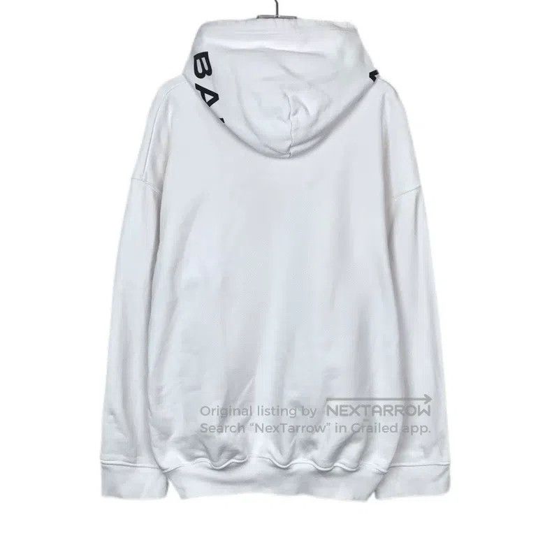 Other Balenciaga Alphabet Logo Drawstring White Hoodie Size US S / EU 44-46 / 1 - 2 Thumbnail