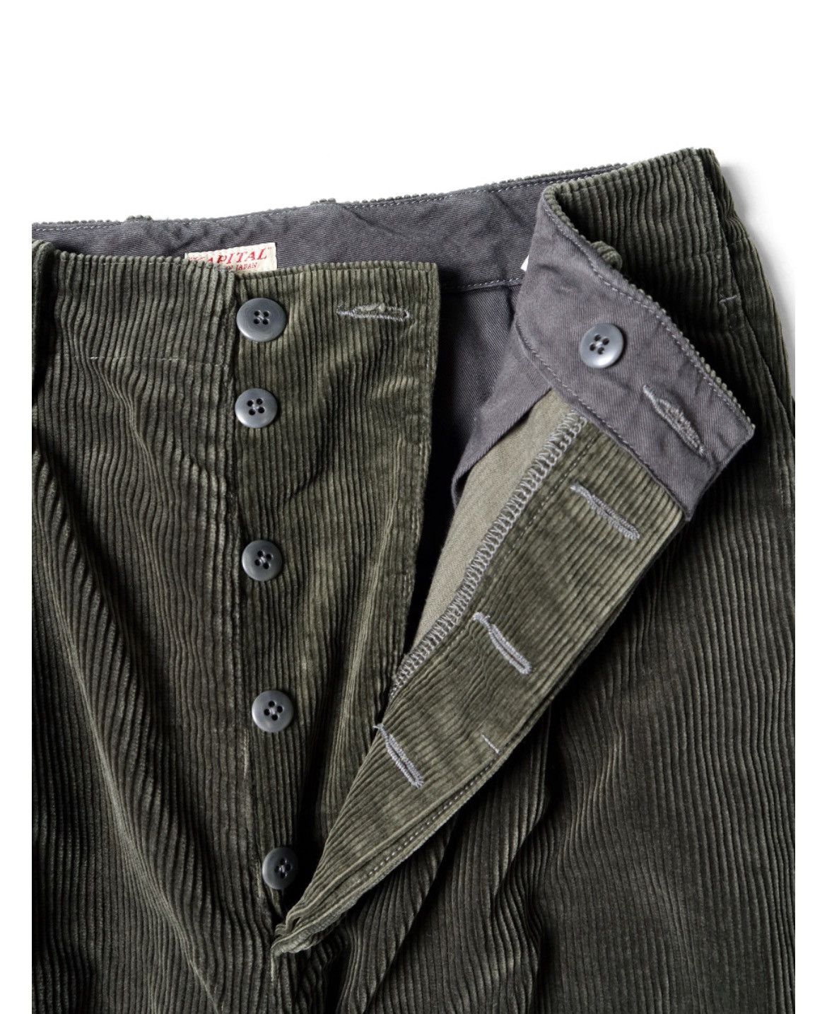 Kapital Kapital 7W Corduroy High Waist Neem Pants size 3 Size US 34 / EU 50 - 4 Thumbnail