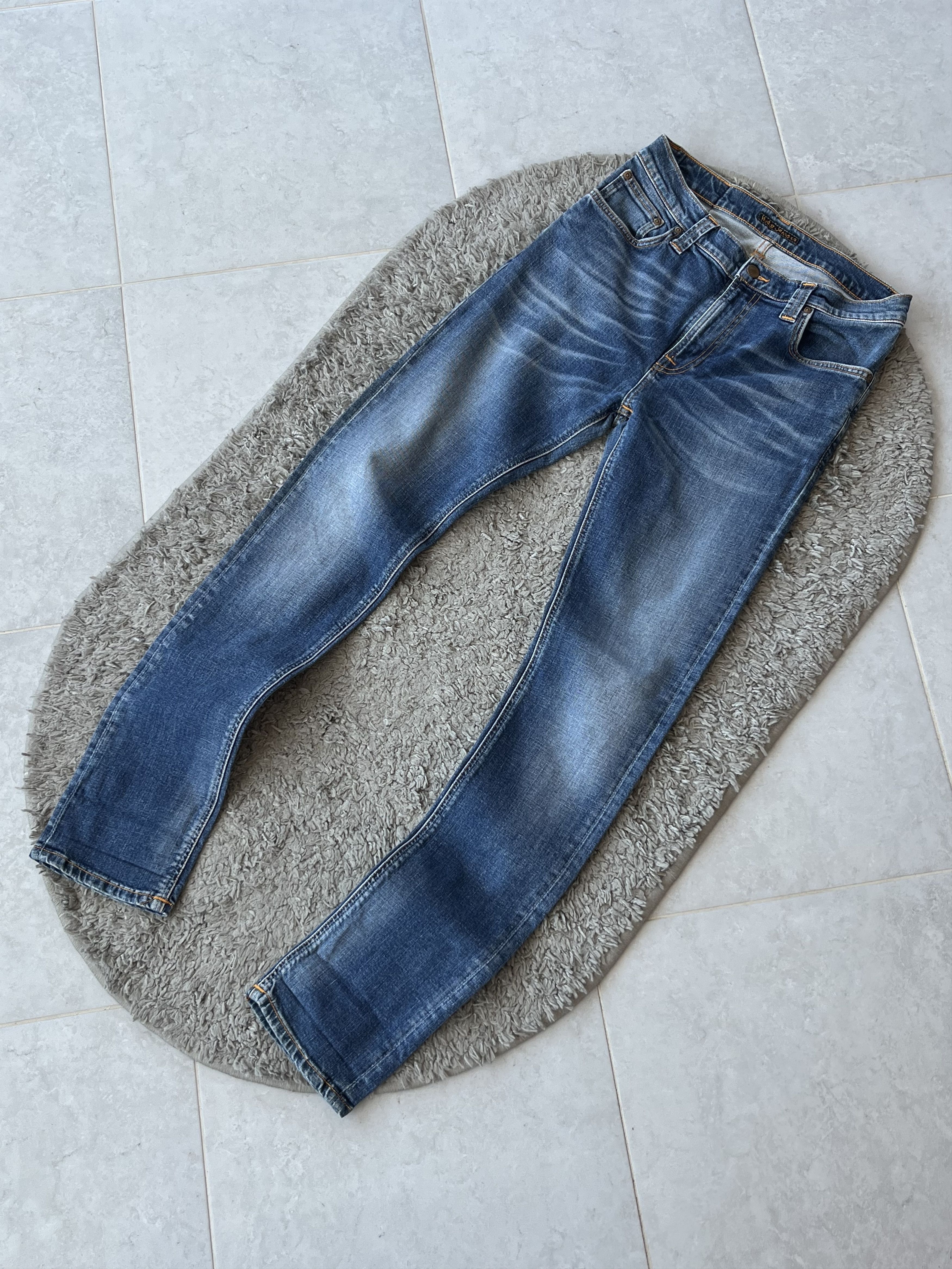 Nudie Jeans NUDIE JEANS Slim Fit Elastic Material Blue Color Size 32" / US 10 / IT 46 - 2 Thumbnail