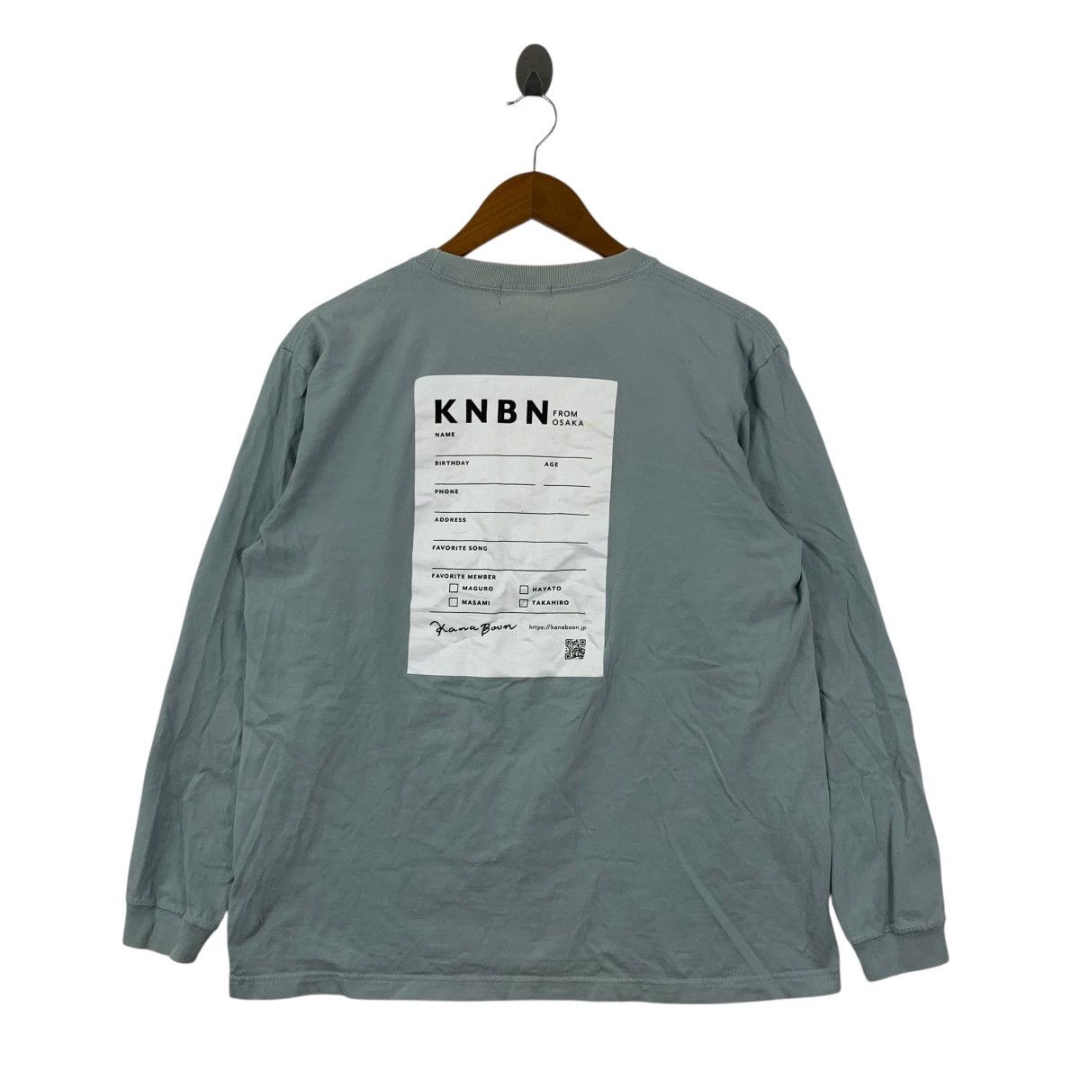 Japanese Brand KNBN KANABOON From Osaka Japanese Band Long Sleeve Tshirt Size US L / EU 52-54 / 3 - 1 Thumbnail