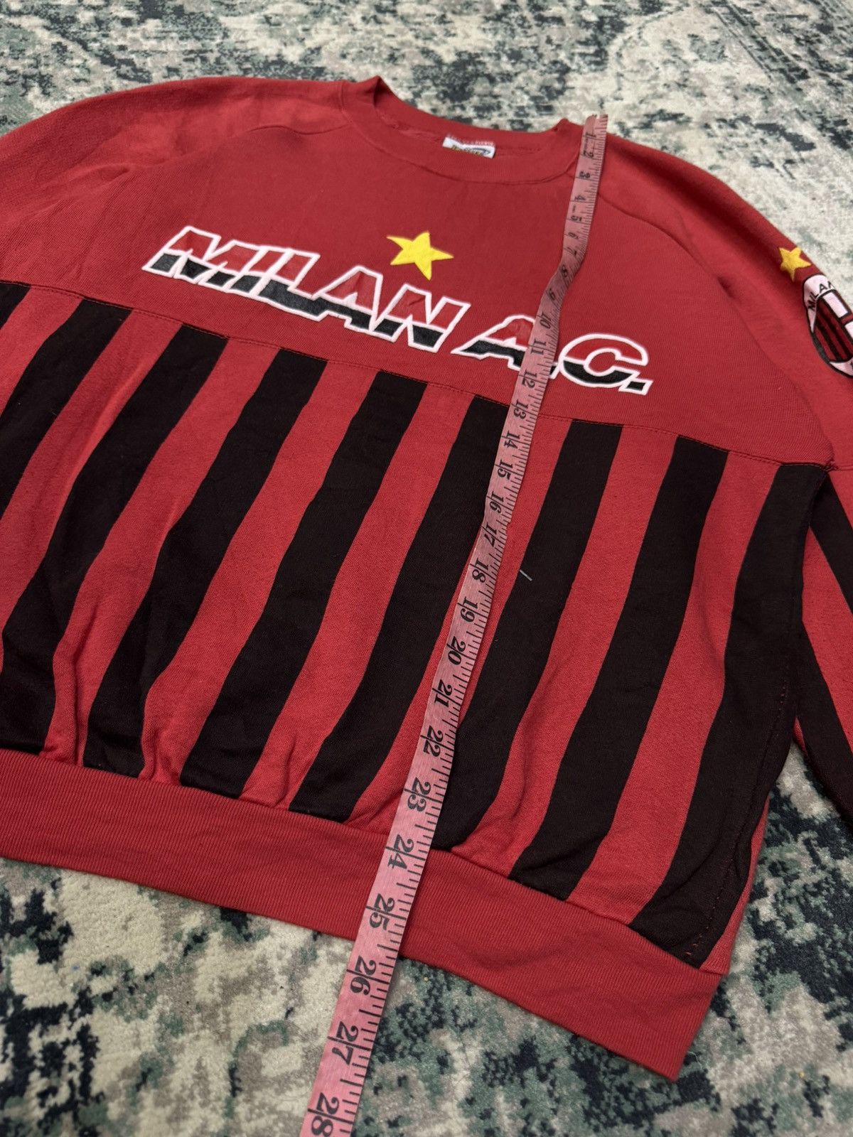Vintage 1990s AC MILAN LE FELPE DEI GRANDI CREWNECK PULLOVER Size US M / EU 48-50 / 2 - 5 Thumbnail