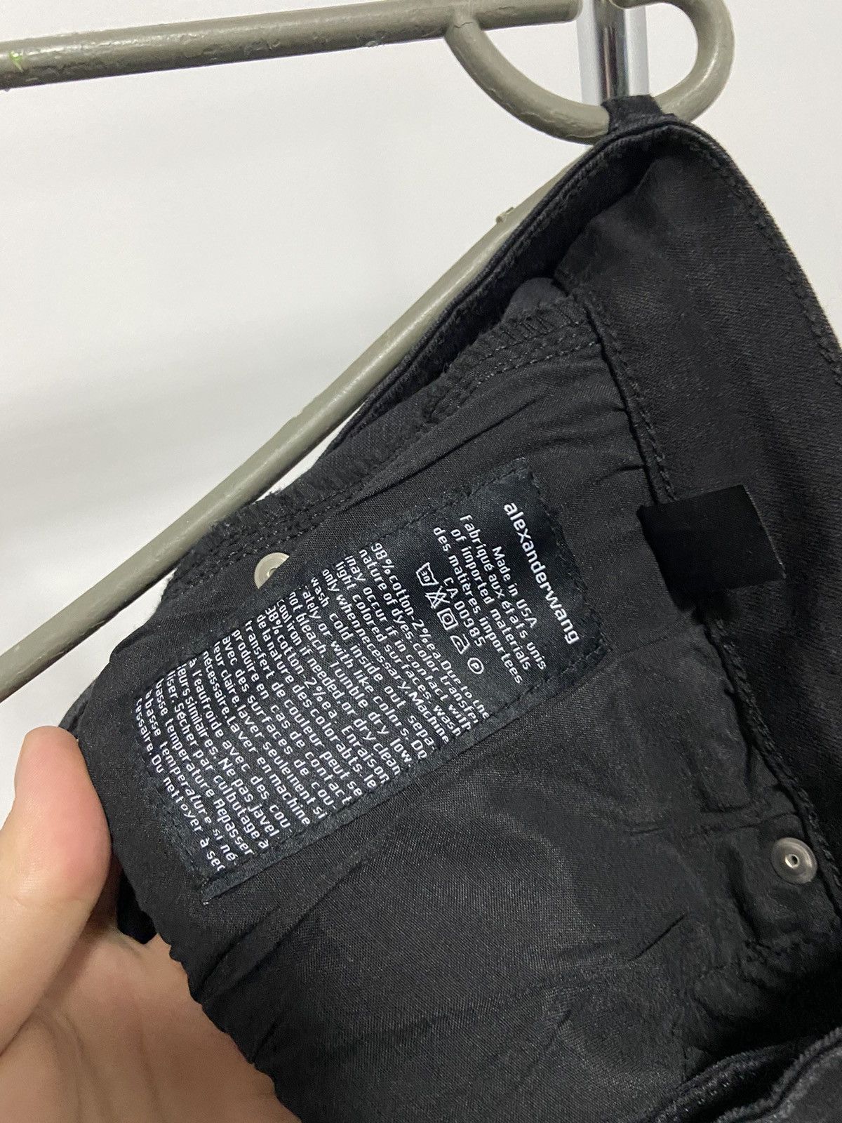 Alexander Wang × Vintage Alexander Wang jeans Pants Vintage Logo Y2K Selvedge Size US 33 - 7 Thumbnail