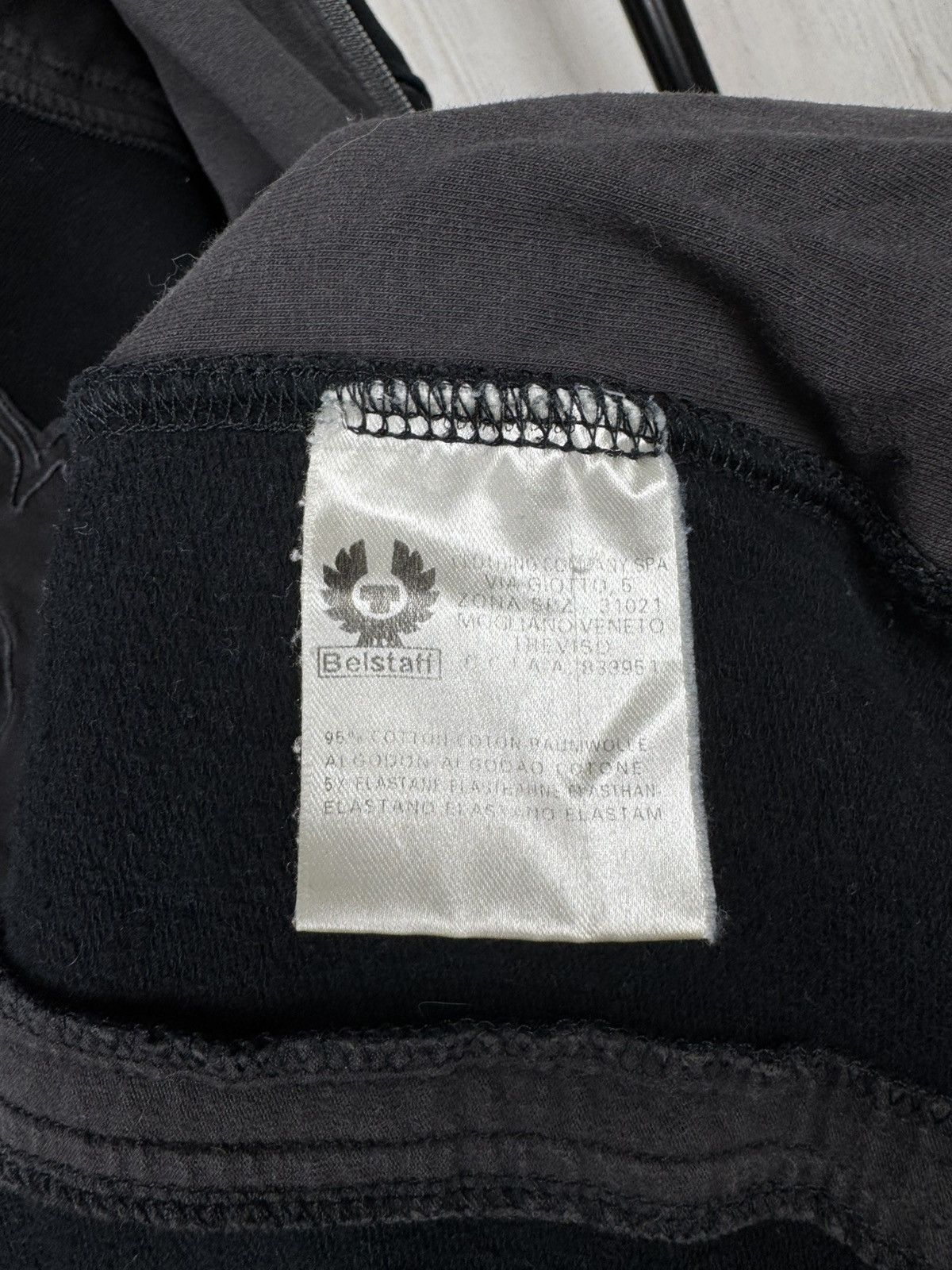 Belstaff Belstaff vintage big logo black full double zip sweater Size US M / EU 48-50 / 2 - 12 Thumbnail