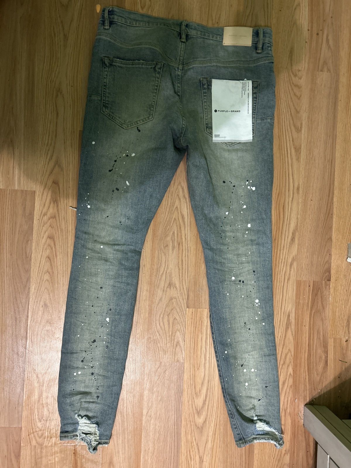 Purple Brand Purple jeans paint splatter Size US 31 - 7 Thumbnail