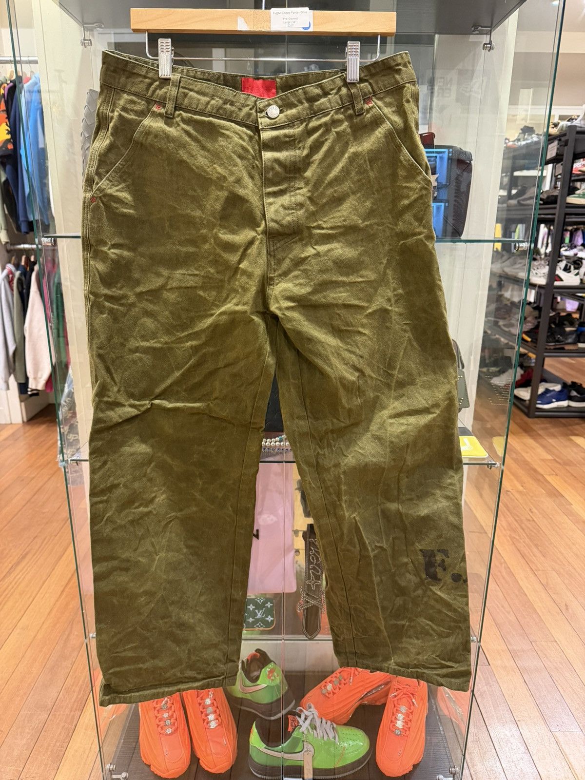 Fugazi Fugazi Tarp Crispy Pants -Olive Size US 34 / EU 50 - 1 Thumbnail