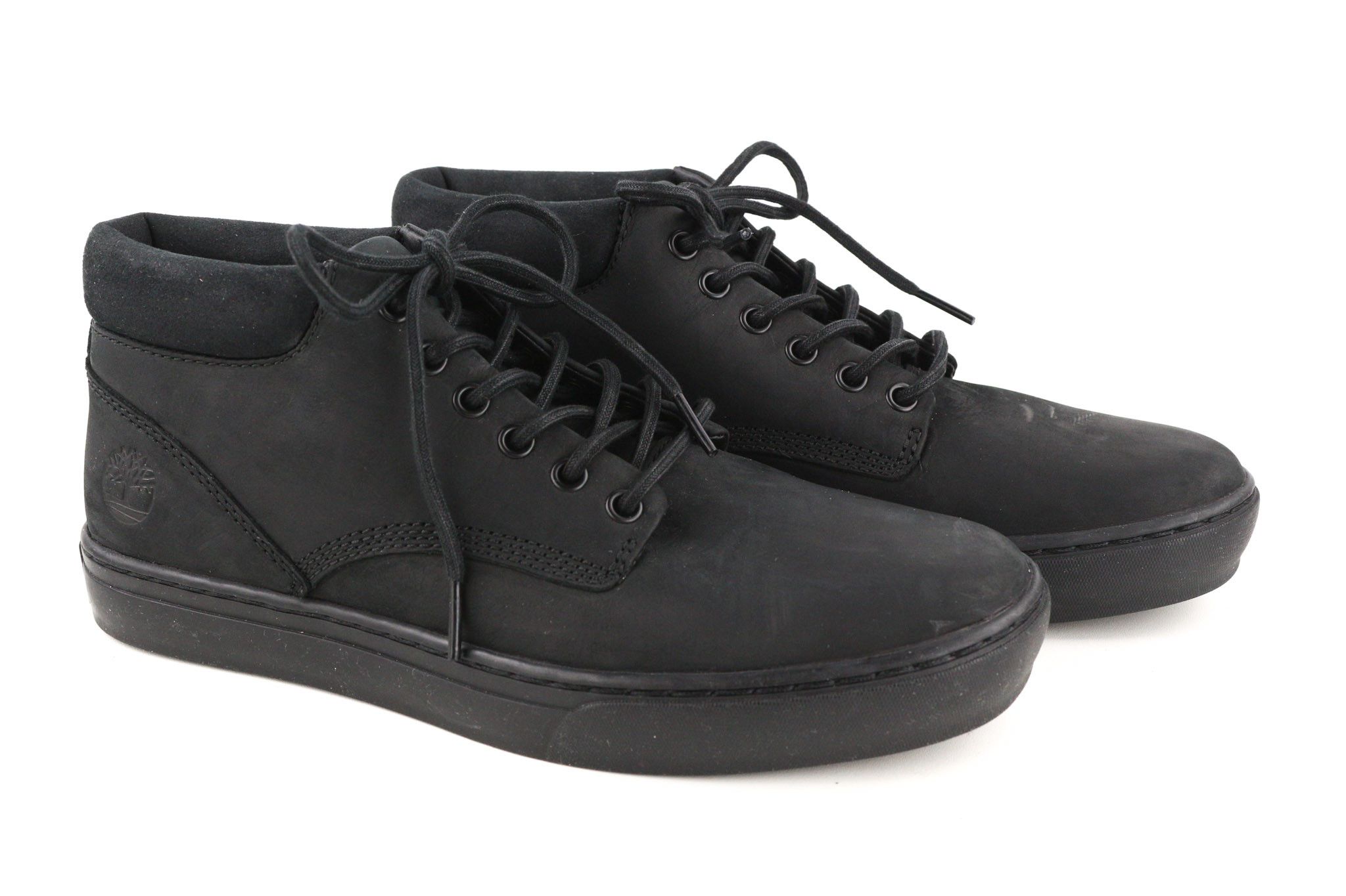 Timberland A1JUY UK8 Black Sensorflex Leather Logo Boots 79973 Size US 8.5 / EU 41-42 - 1 Thumbnail
