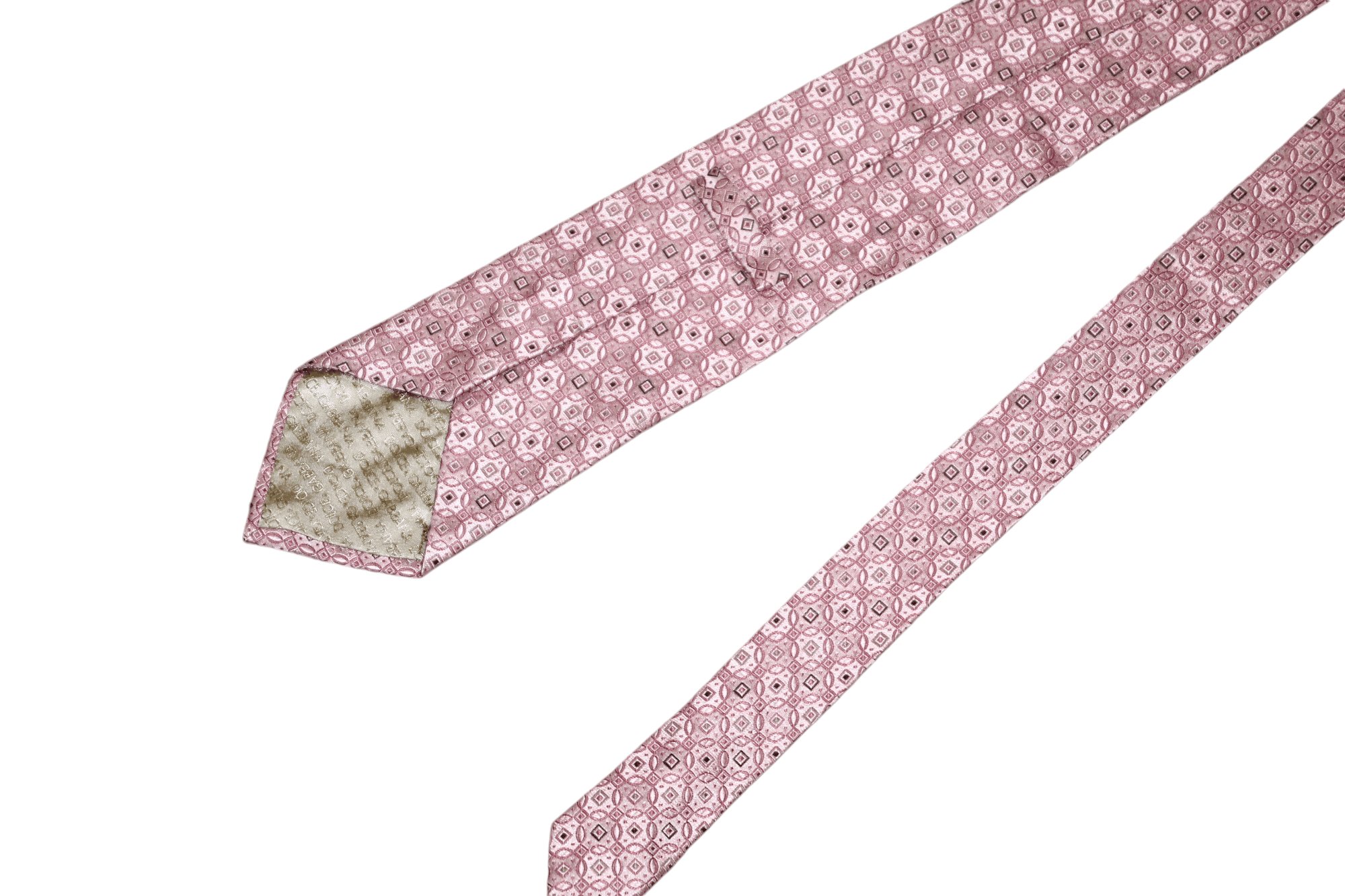Dolce & Gabbana Dolce & Gabbana Luxury Design Geometric Jacquard Silk Tie Size ONE SIZE - 6 Thumbnail