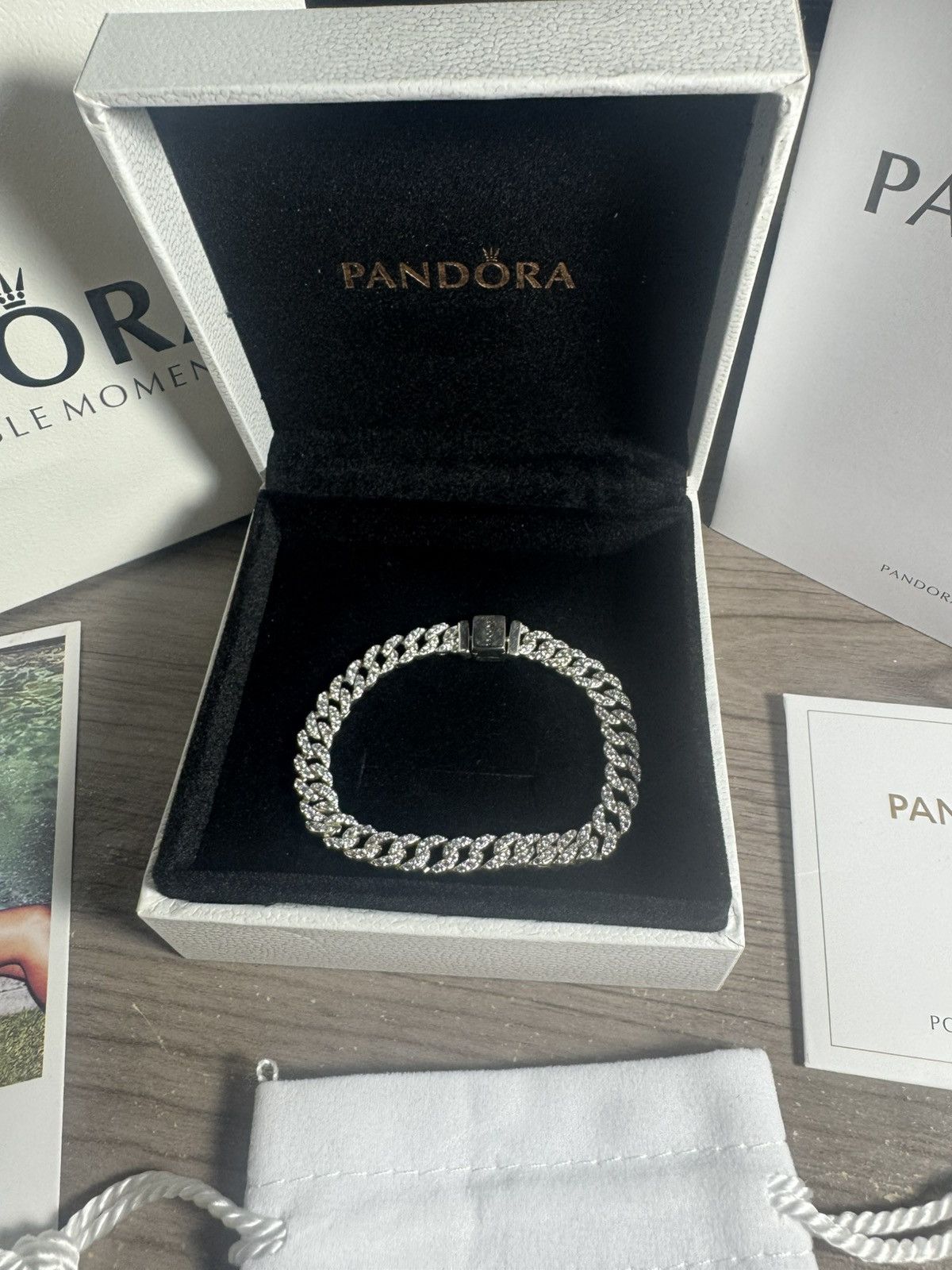 pandora Pandora cuban bracelet Size ONE SIZE - 2 Thumbnail