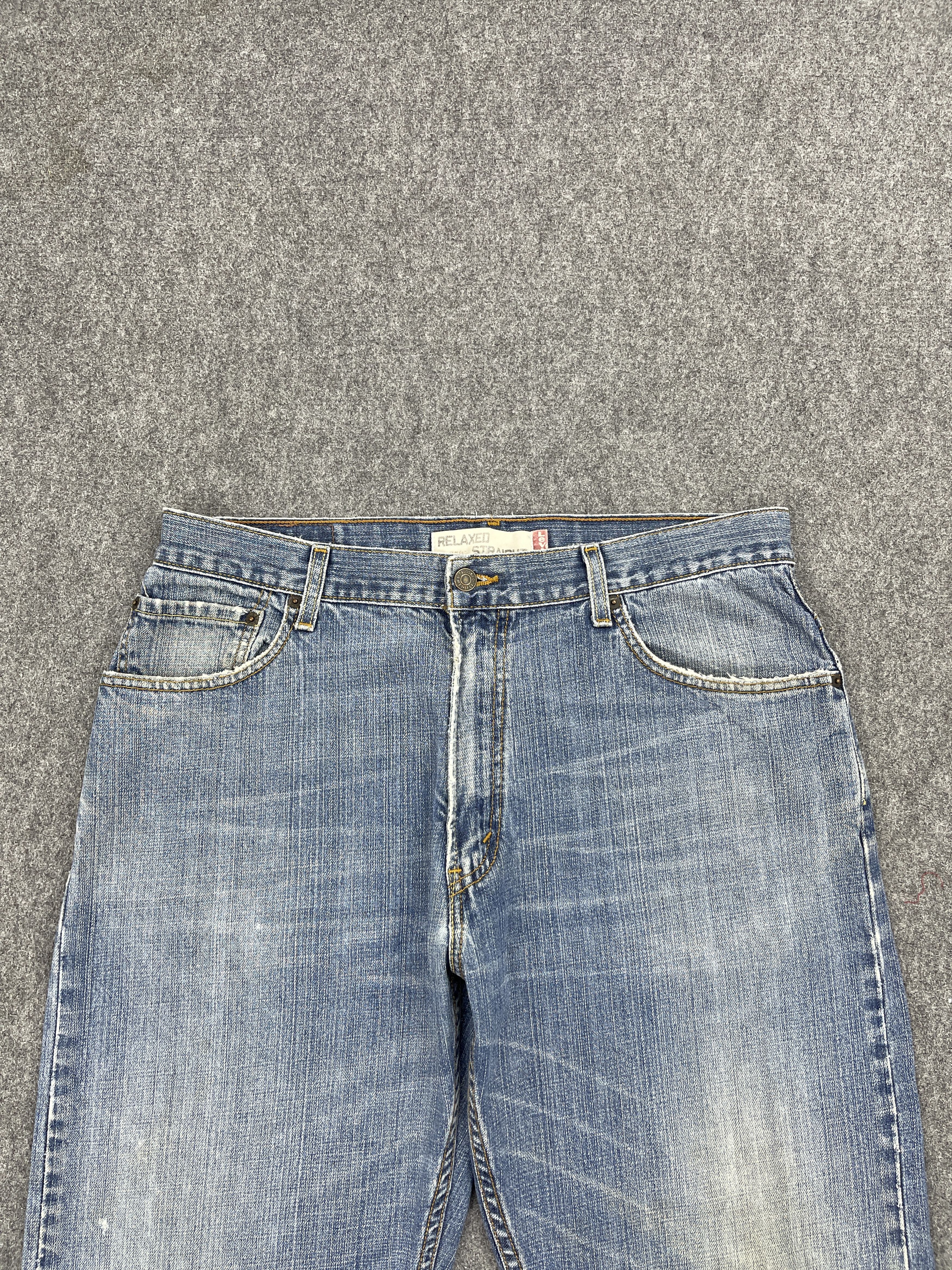 Levi's Vintage Levis 559 Faded Blue Jeans DP2515 Size US 33 - 2 Thumbnail