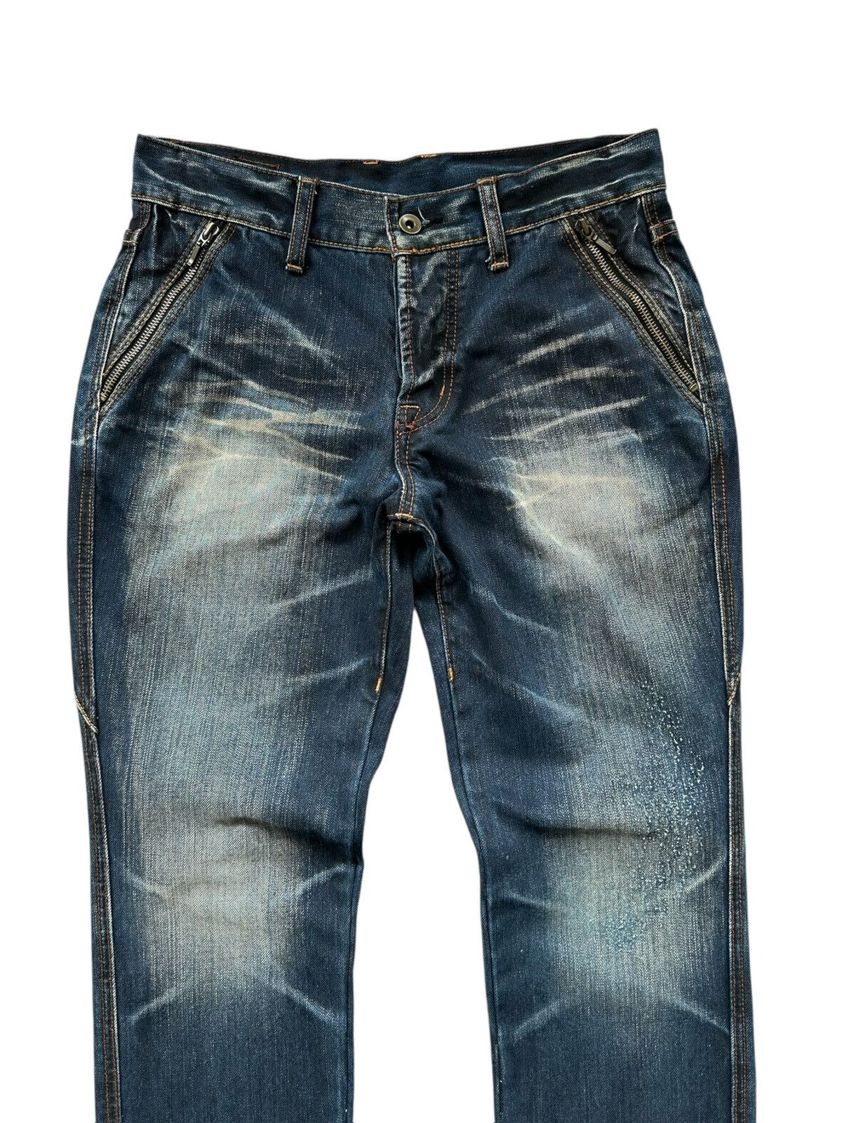 Boycott 2000's Boycott - Indigo distressed blue jeans Size US 31 - 6 Thumbnail