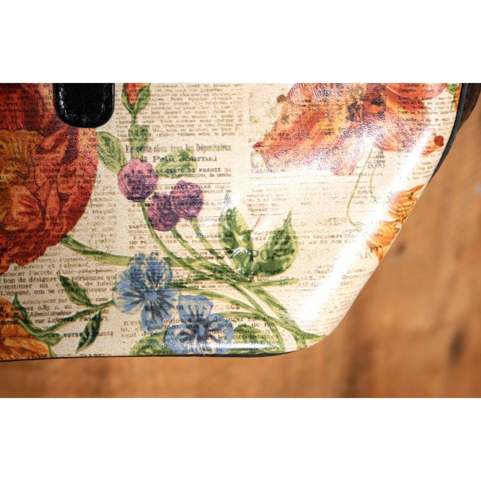 Patricia Nash PATRICIA NASH Blaire Parisian Floral Crossbody Bag Bucket Purse, Multicolor Leather, Adjustable Strap, Turn Lock, Womens, Bag Size ONE SIZE - 4 Thumbnail