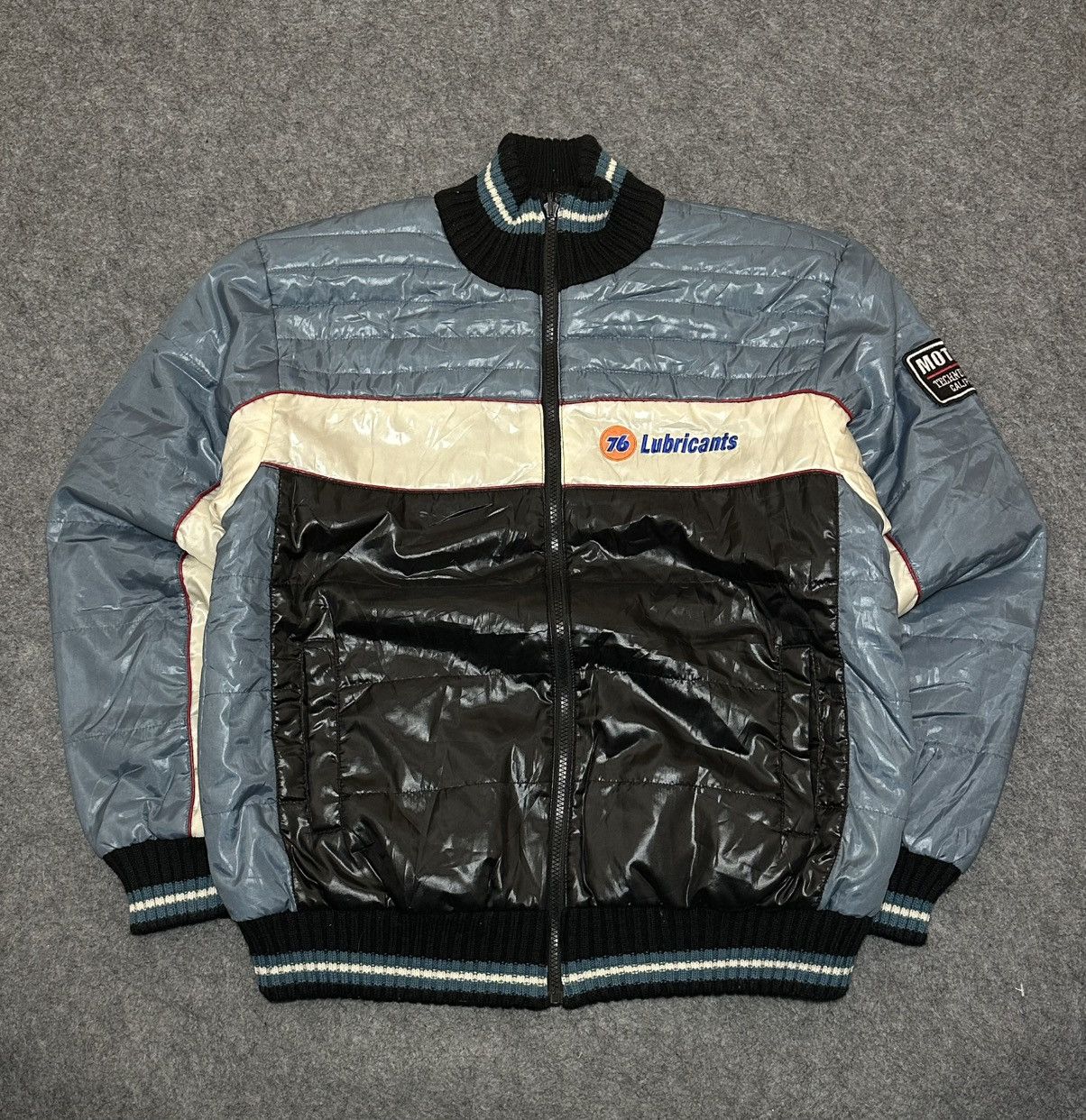 Other 76 Lubricants reversible padded racing jacket. Size US L / EU 52-54 / 3 - 1 Thumbnail