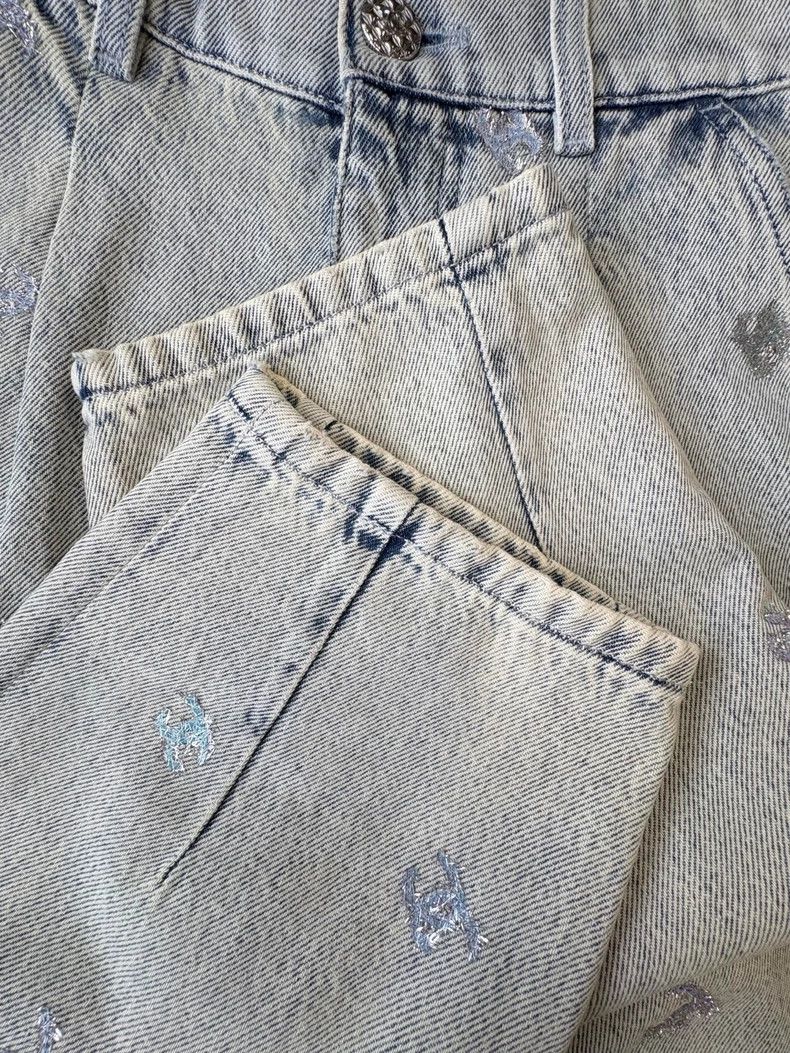 Chanel Chanel Blue snowflake sequin logo radish pants Size 42" / US 20 - 5 Thumbnail