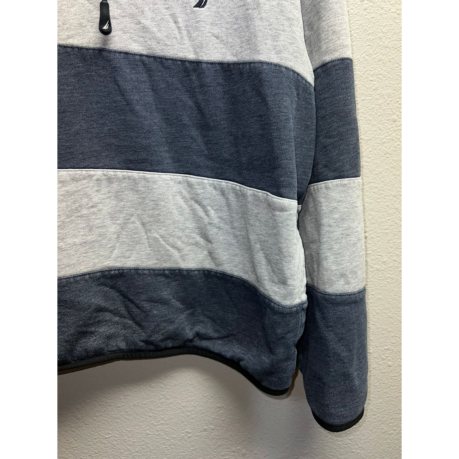 Nautica Nautica Sweatshirt 1/4 Zip Crewneck Blue Gray Boat Large Size US L / EU 52-54 / 3 - 4 Thumbnail