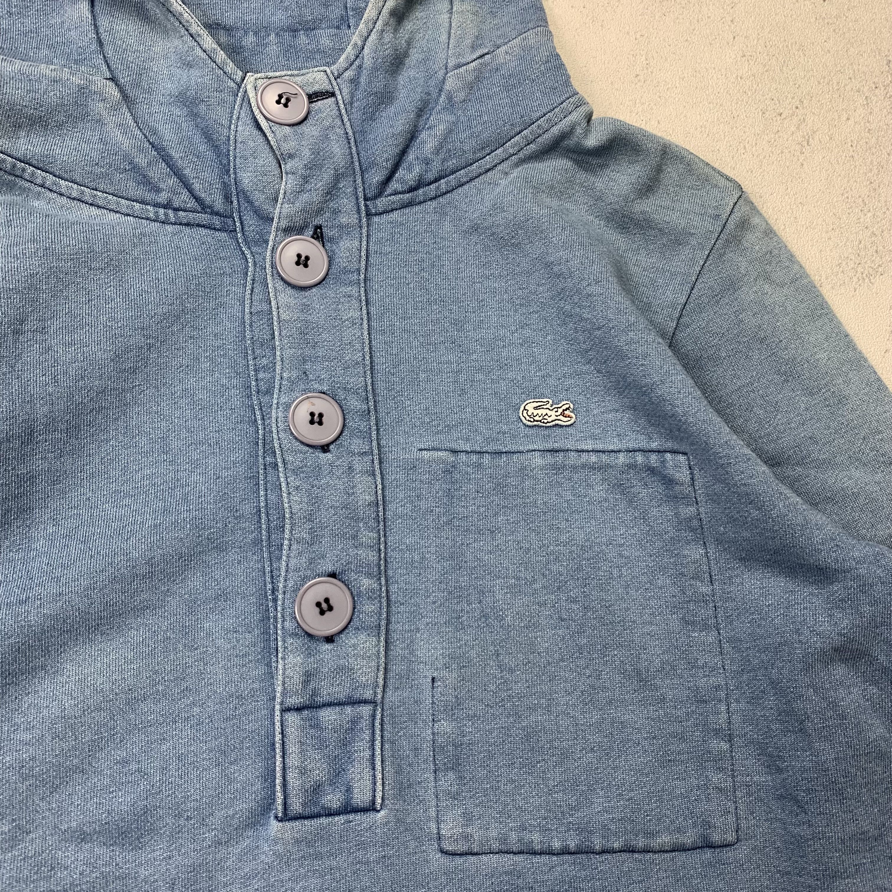 Lacoste Lacoste Hoodie Blue Denim Size US M / EU 48-50 / 2 - 3 Thumbnail