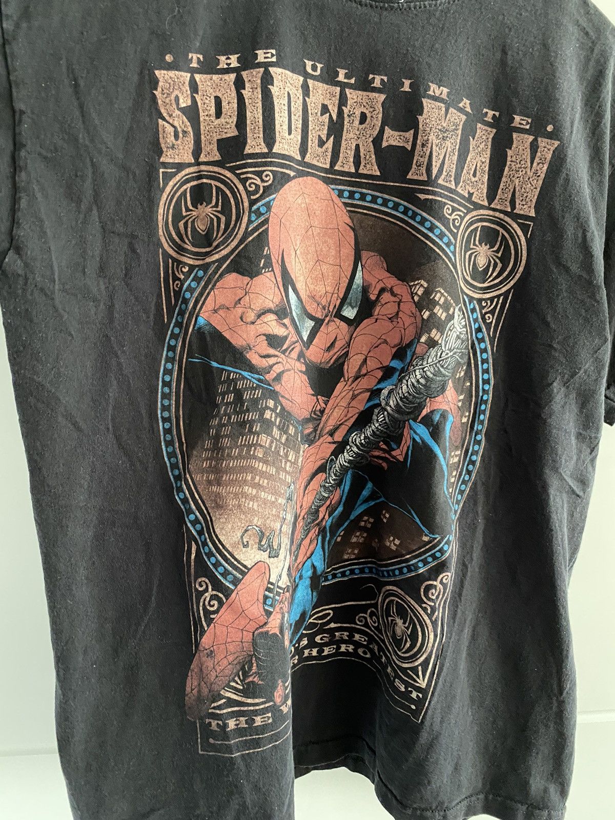Band Tees × Marvel Comics Spider-Man T-Shirt Vintage,Hype,Y2k,Crazy Size US L / EU 52-54 / 3 - 2 Thumbnail