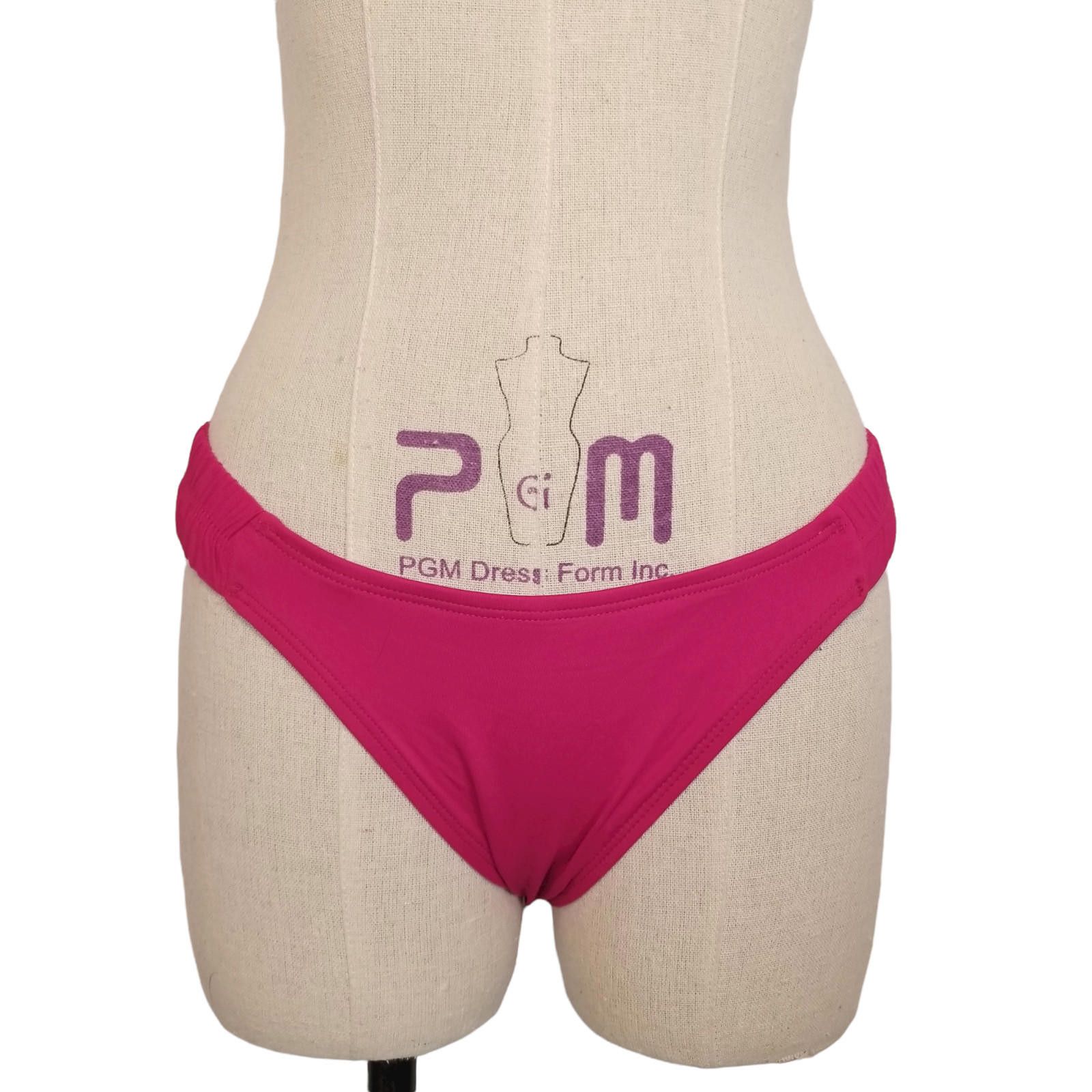 Designer NWT L*Space Bikini Bottoms Fuchsia Pink Sz Medium Size ONE SIZE - 2 Thumbnail