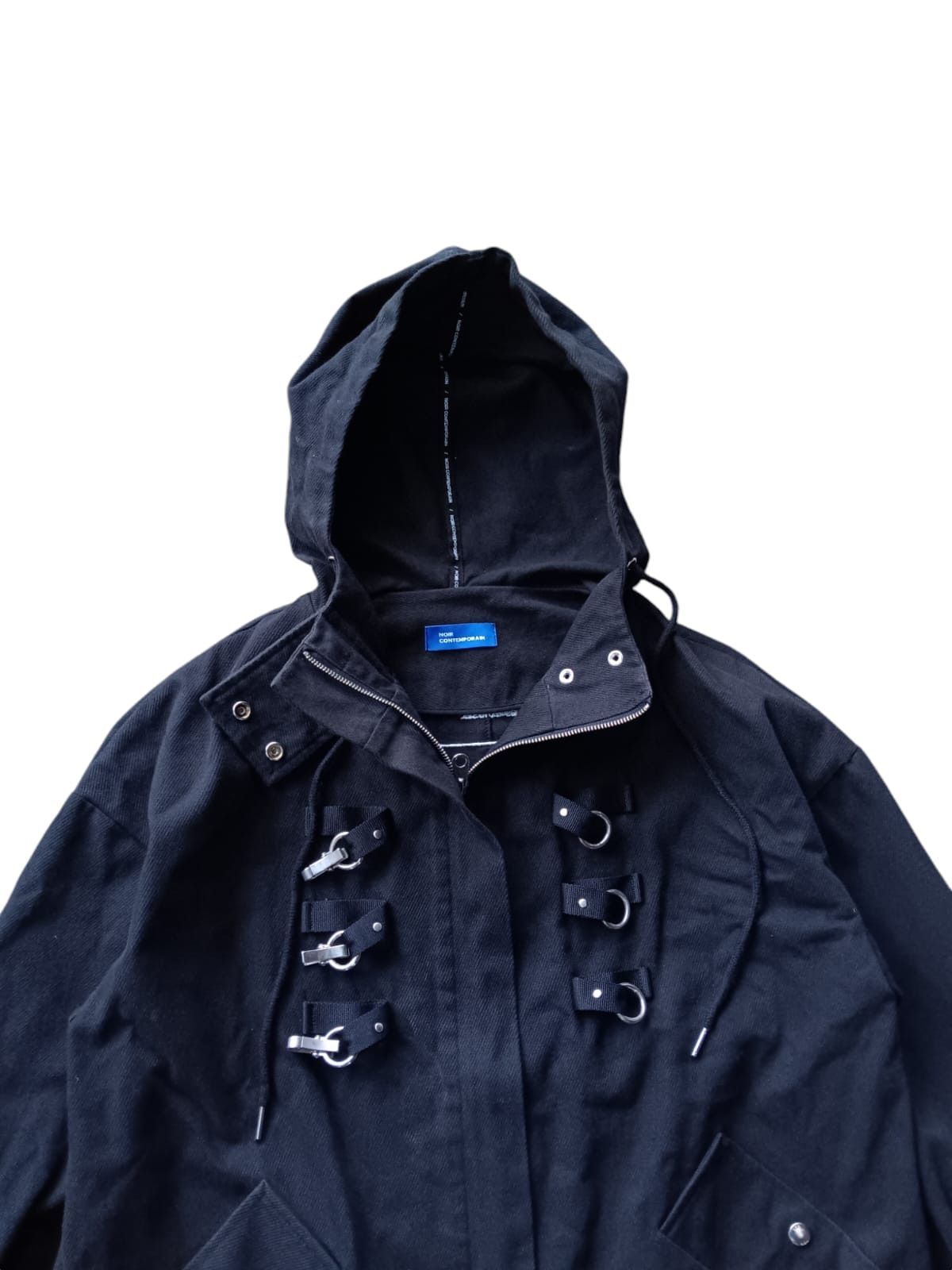 Designer × Japanese Brand Noir contemporain hooded parka coat jacket Size US L / EU 52-54 / 3 - 3 Thumbnail