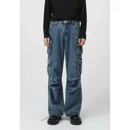 distressed cargo pants