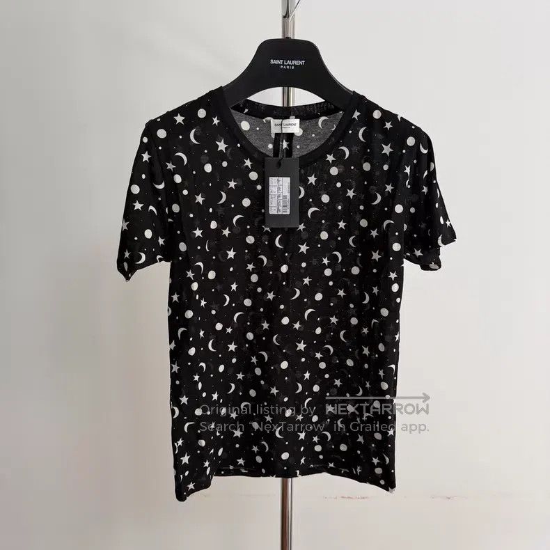 Saint Laurent Paris Saint Laurent Paris Day and Night Full Star Short Sleeve i Size US S / EU 44-46 / 1 - 1 Thumbnail