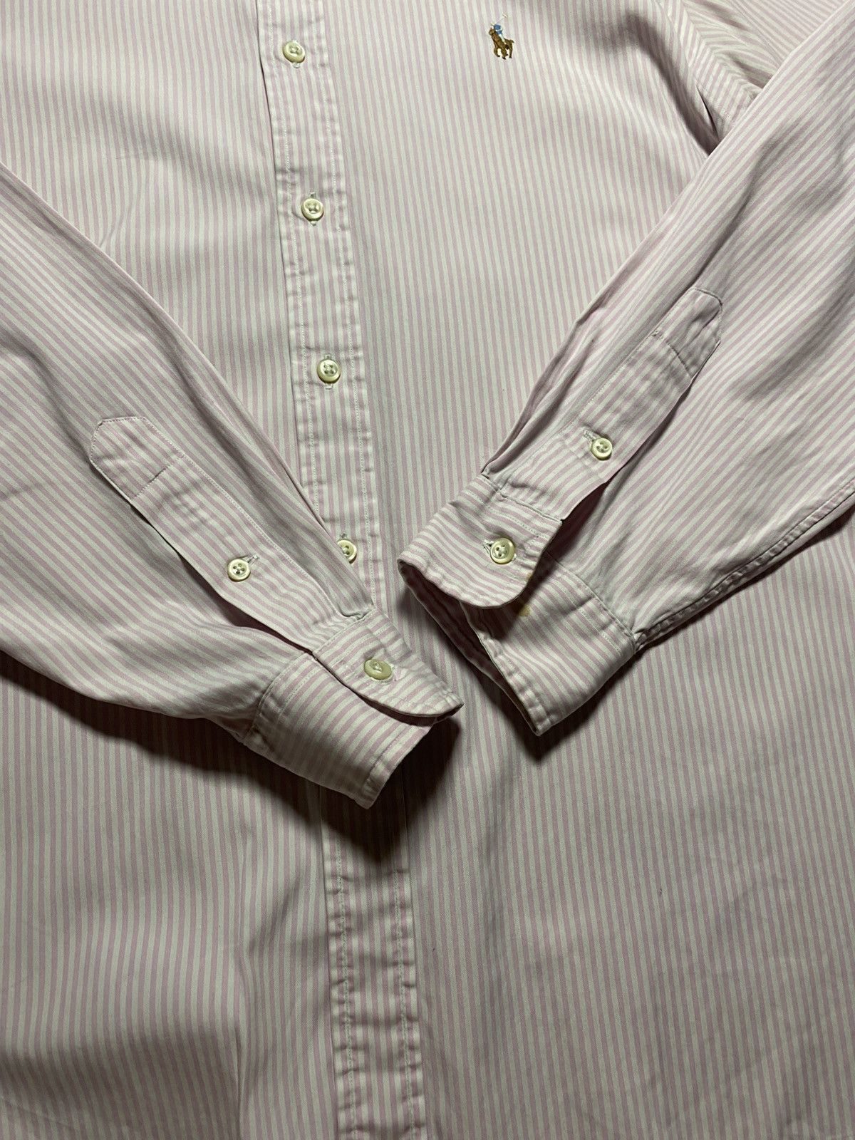 Polo Ralph Lauren × Vintage Vintage Polo Ralph Lauren USA Oversize Striped Y2k Button Up Size US L / EU 52-54 / 3 - 9 Thumbnail