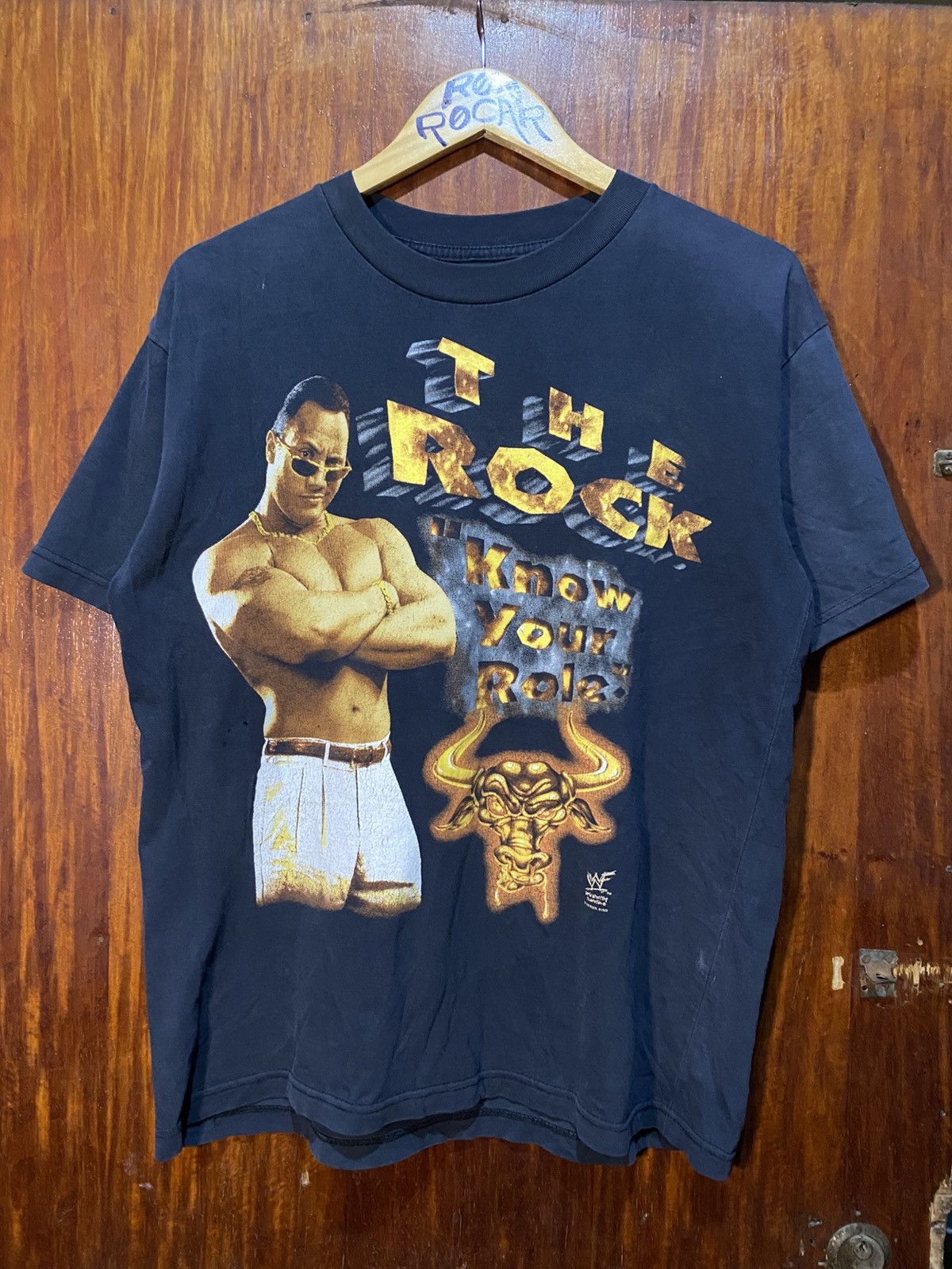 Vintage Vintage THE ROCK “Know Your Role” tee Size US M / EU 48-50 / 2 - 1 Thumbnail