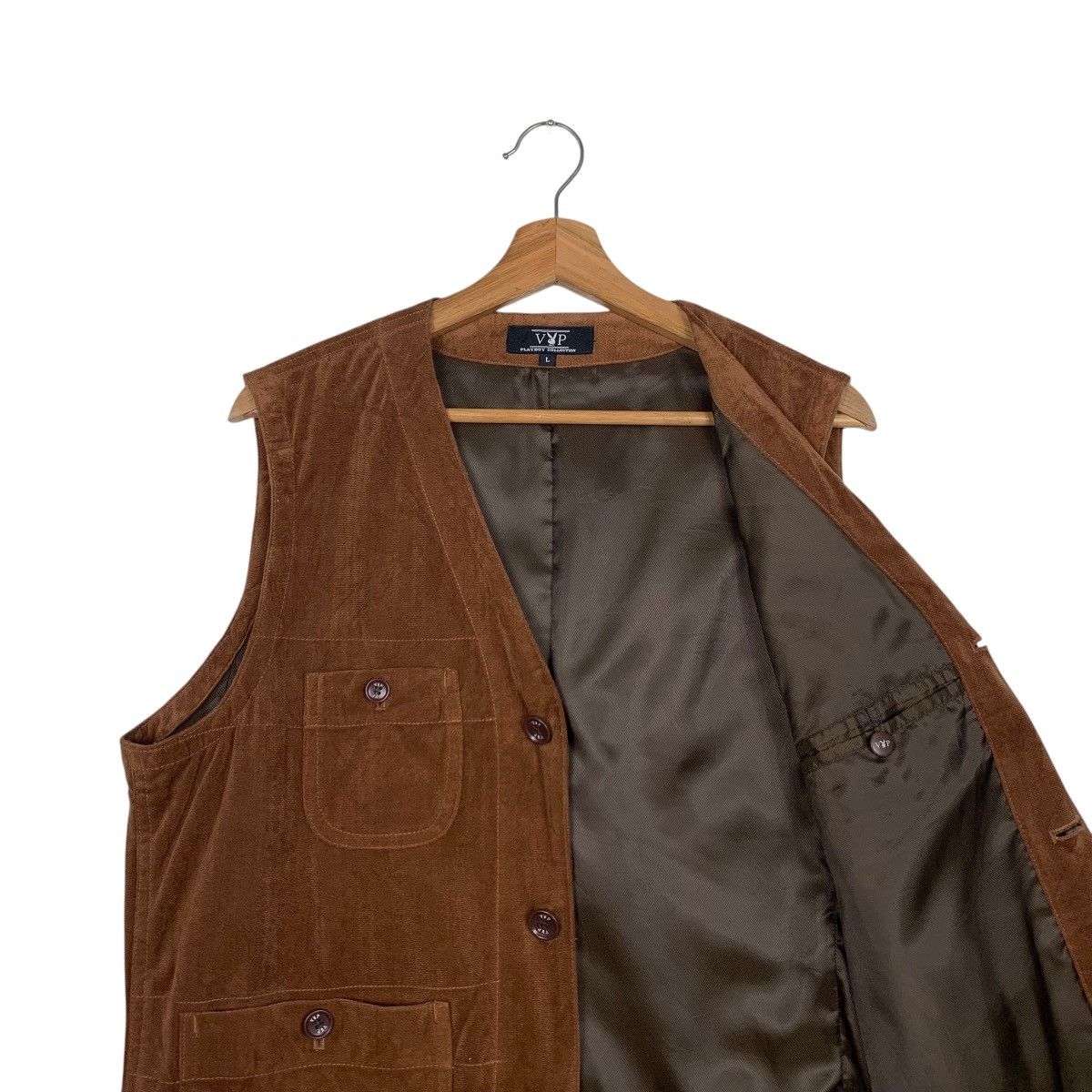 Playboy PLAYBOY Four Pocket Vest Casual Wear #1867-C81 Size US L / EU 52-54 / 3 - 10 Thumbnail