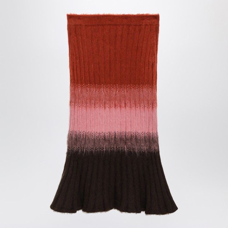 Fendi Fendi Multicoloured Mohair And Wool Skirt Size 28" / US 6 / IT 42 - 1 Thumbnail