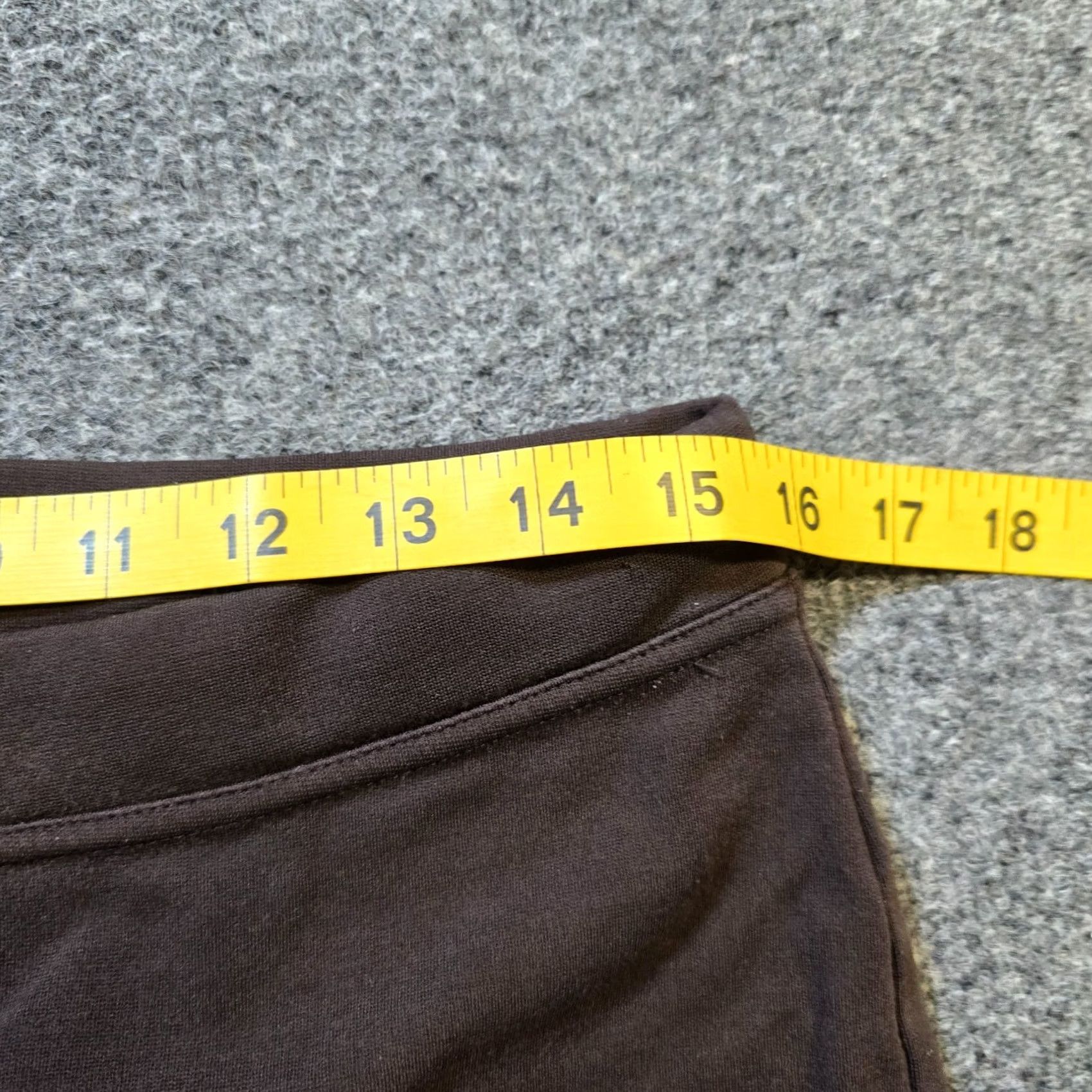Eileen Fisher Eileen Fisher Pants Women Size Small Brown Straight Elastic Waist Stretch Casual Size 28" / US 6 / IT 42 - 4 Thumbnail