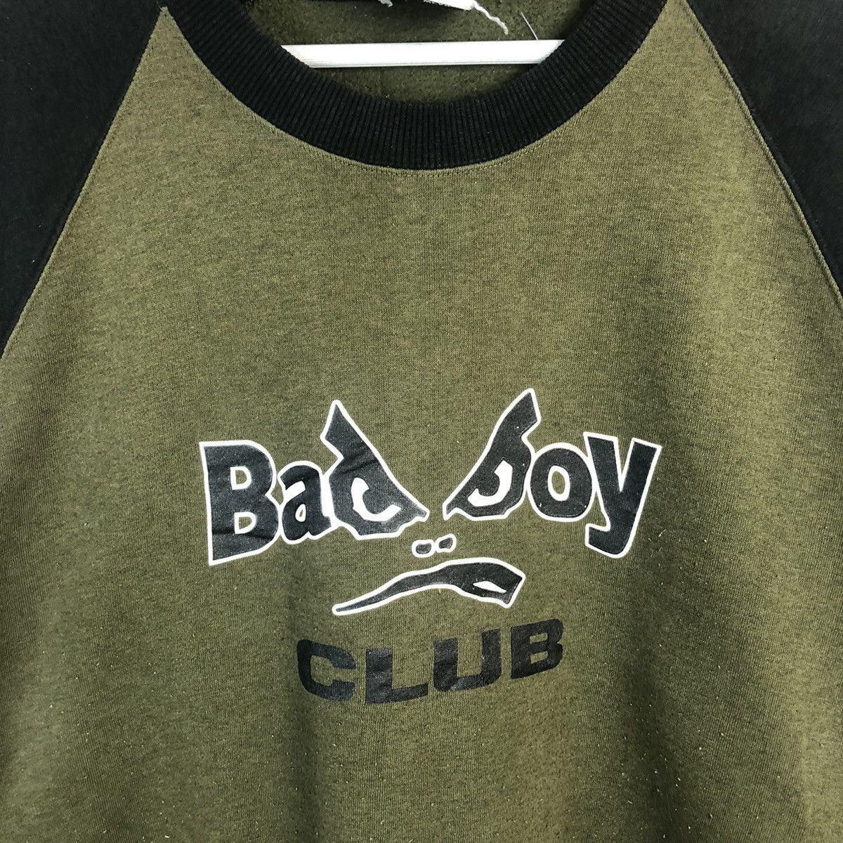 Japanese Brand Bad Boys vintage hip hop rappers Green Sweatshirt #A172 Size US M / EU 48-50 / 2 - 9 Thumbnail