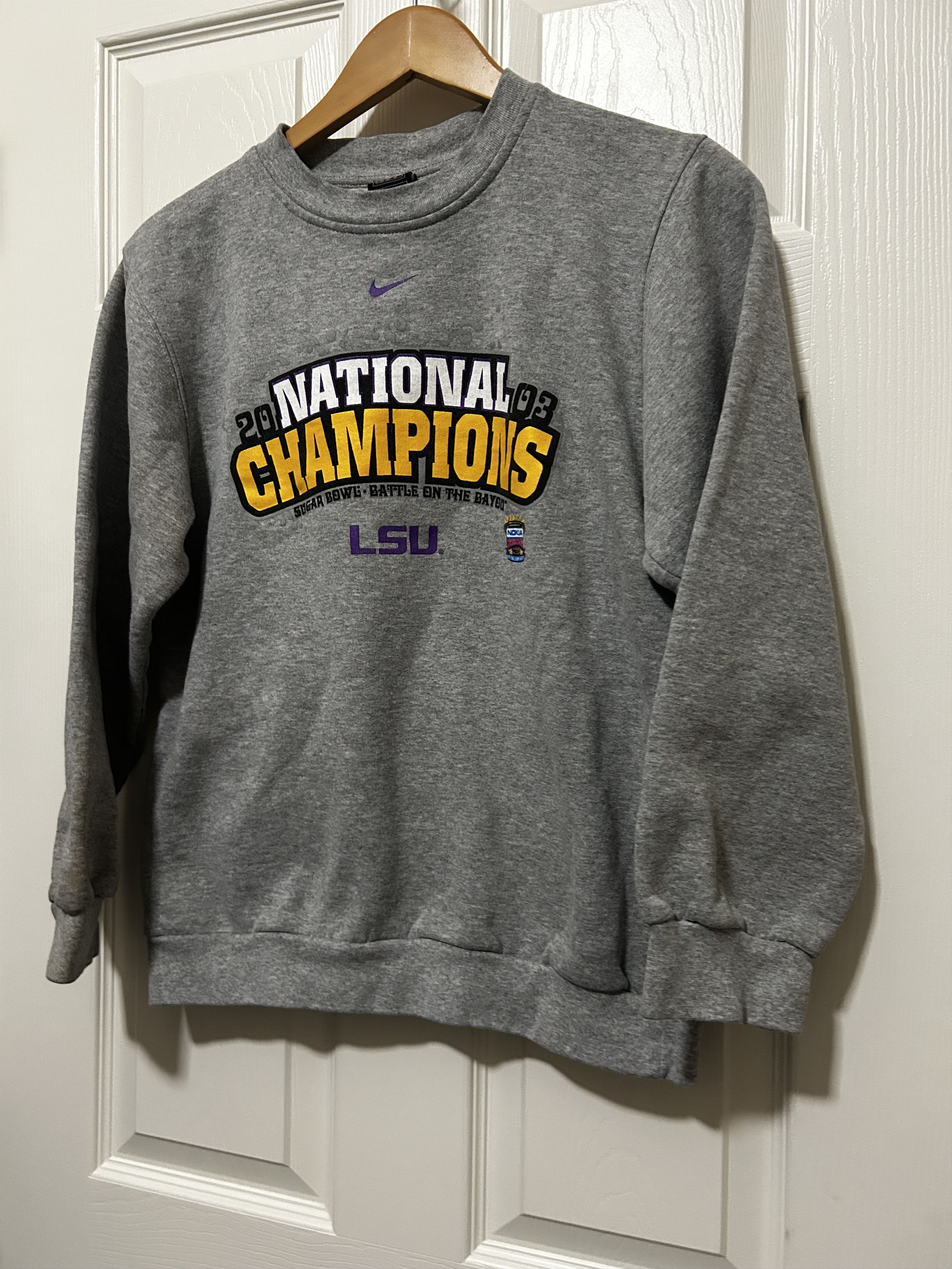 Nike Vintage Nike 2003 LSU Tigers Sugar Bowl Sweatshirt Size L / US 10 / IT 46 - 2 Thumbnail